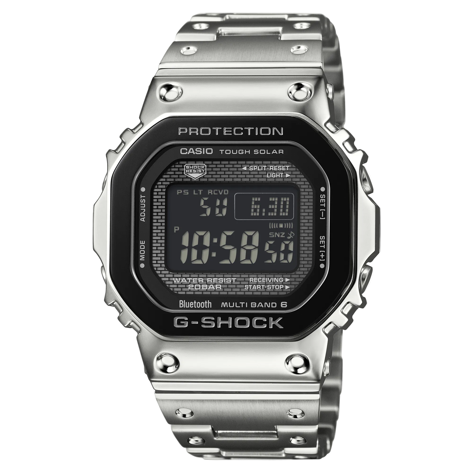 G-Shock G-Steel Black Dial Stainless Steel Watch GMWB5000BT-1D