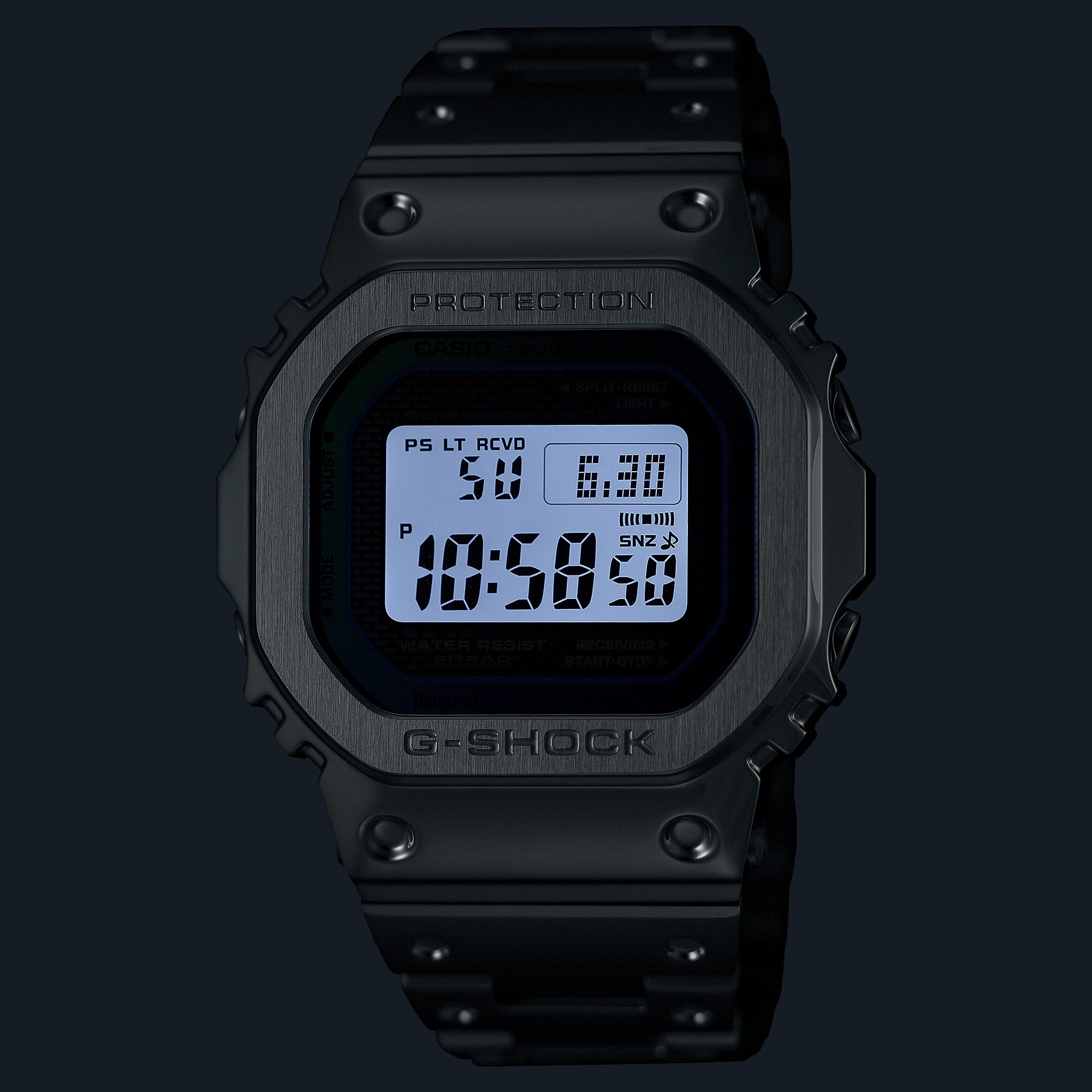 G-Shock Full Metal Silver Stainless Steel Watch GMWB5000PC-1D