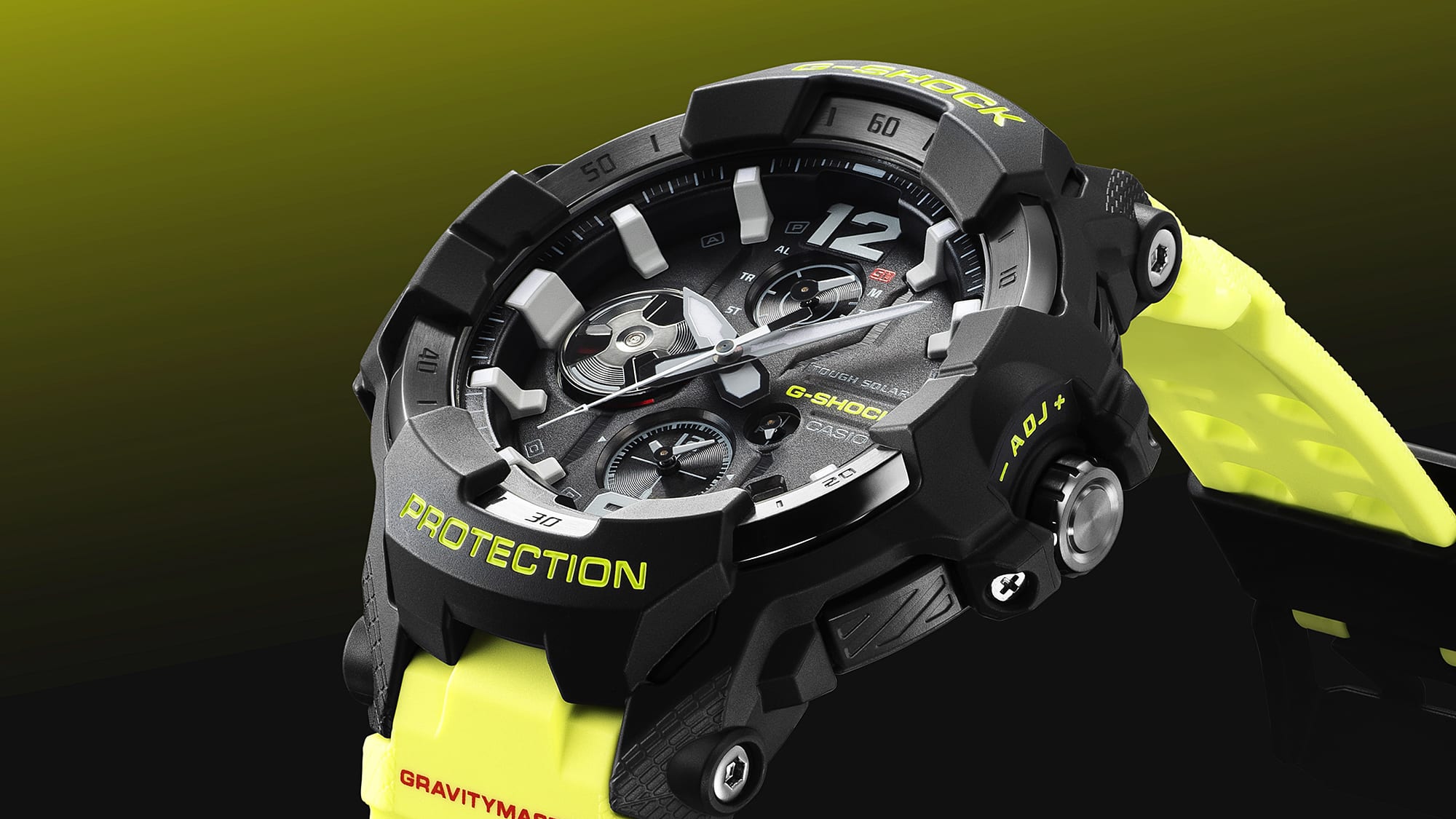 G-Shock Gravitymaster Yellow Resin Watch GRB300RY-1A9