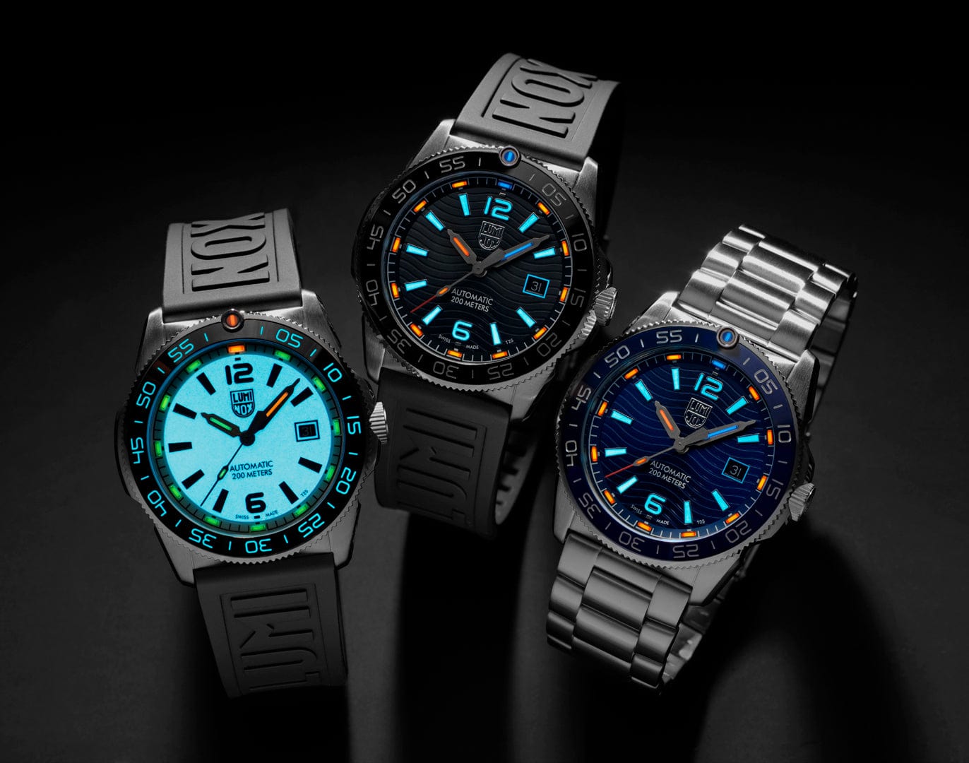 Luminox Pacific Diver Automatic Dive Blue Dial Stainless Steel Watch XS.3104