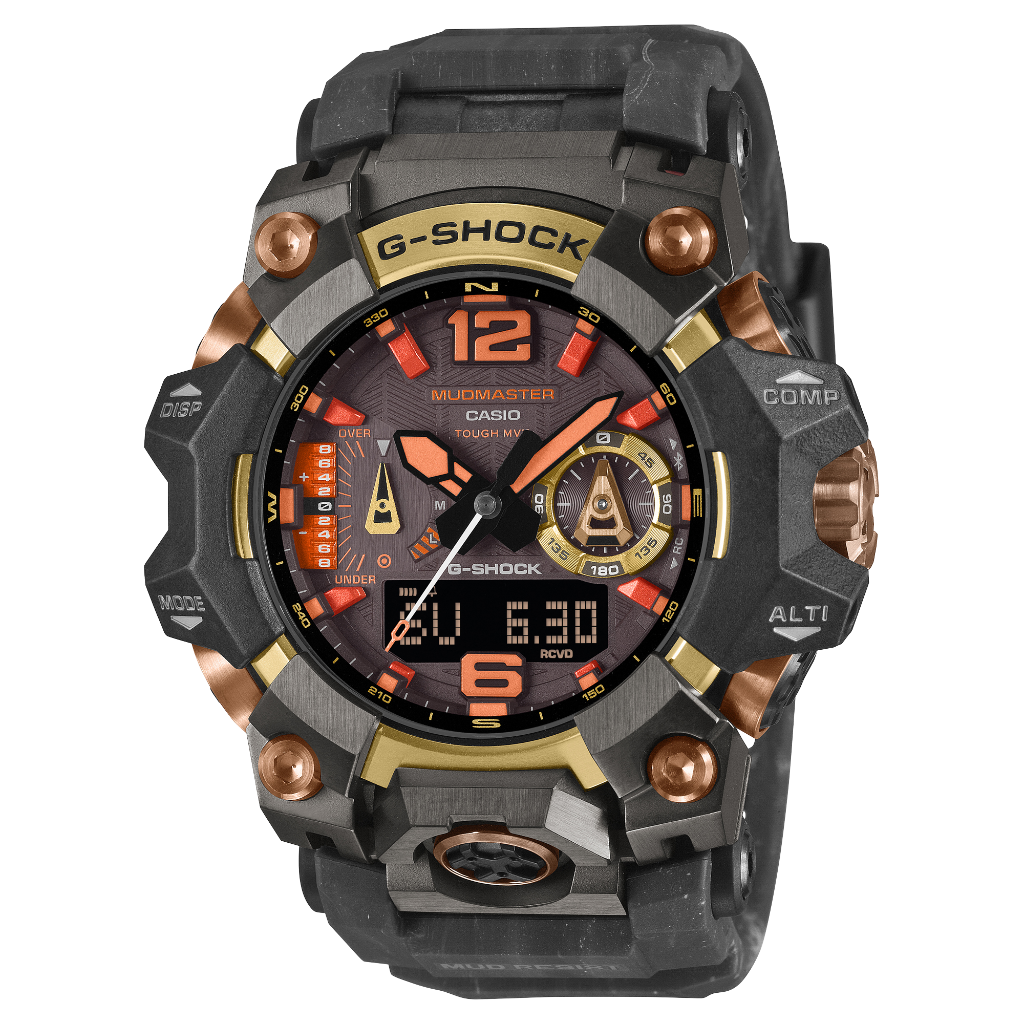 G-Shock Mudmaster Magma Gold Solar Men's Watch GWGB1000MG-1A9