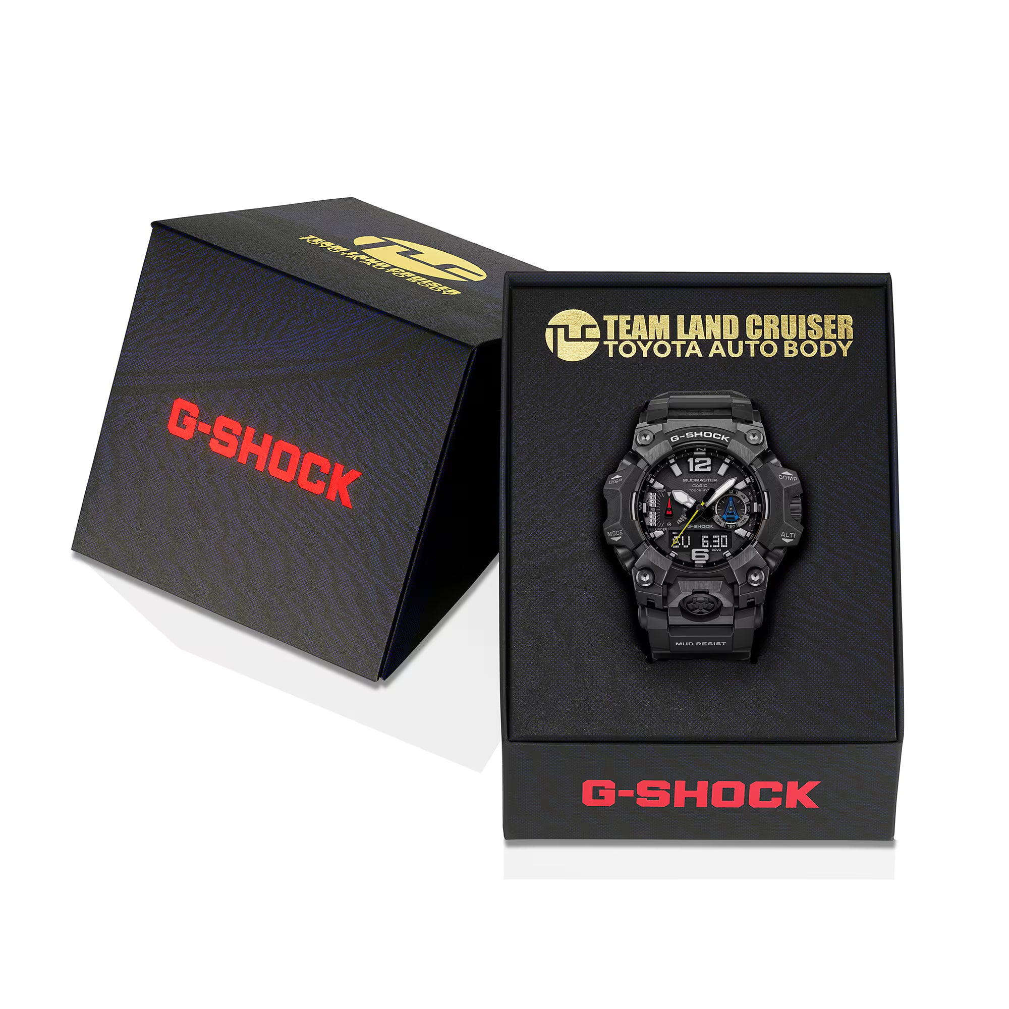 G-Shock Master of G-Land Mudmaster TEAM LAND CRUISER TOYOTA AUTO BODY Collab Watch GWGB1000TLC-1A
