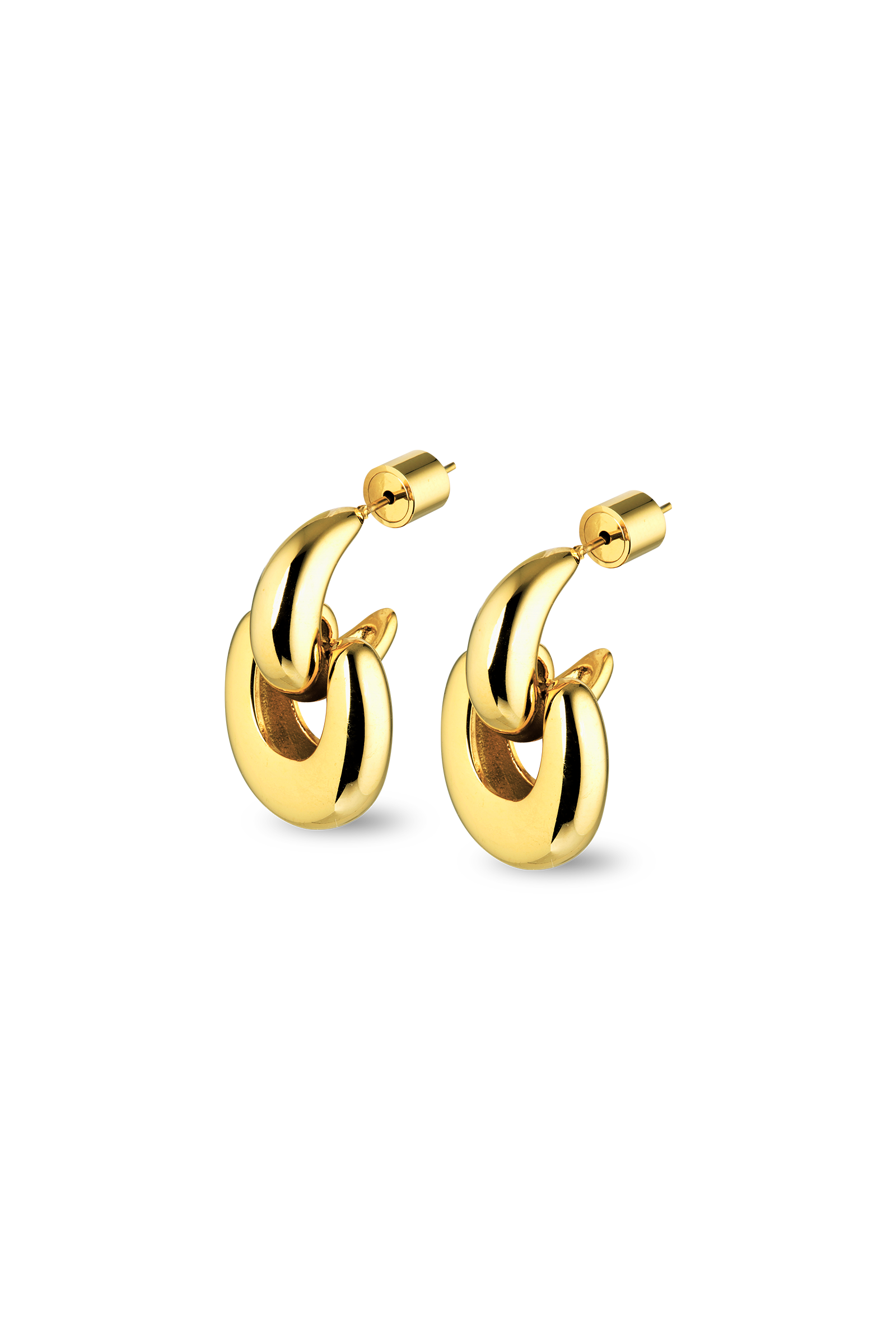 Cendré Gabrielle 18K Gold-Plated Women's Earrings — front