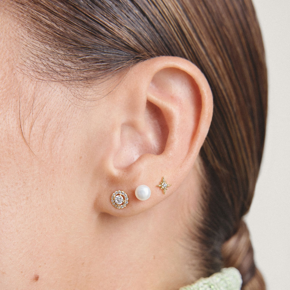 Thomas Sabo Pearl stud earrings TH2373MY TH2373MY view 3