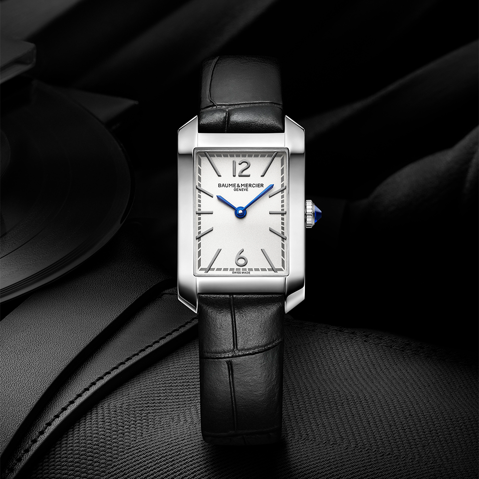 Baume & Mercier Hampton White Dial Quartz 35 x 22mm Watch M0A10795