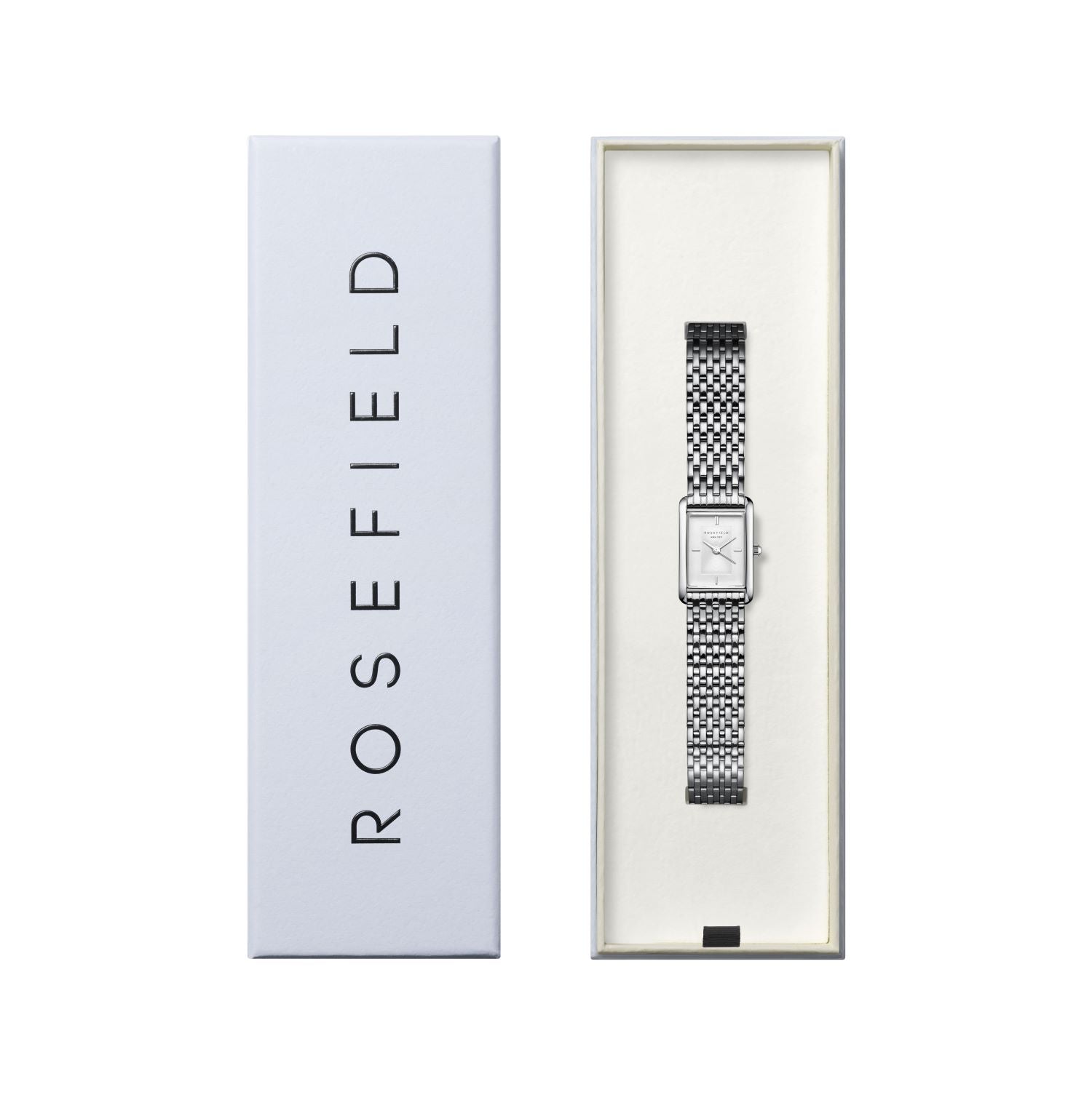 Rosefield Heirloom White Dial Steel Silver Watch HWSSS-H02