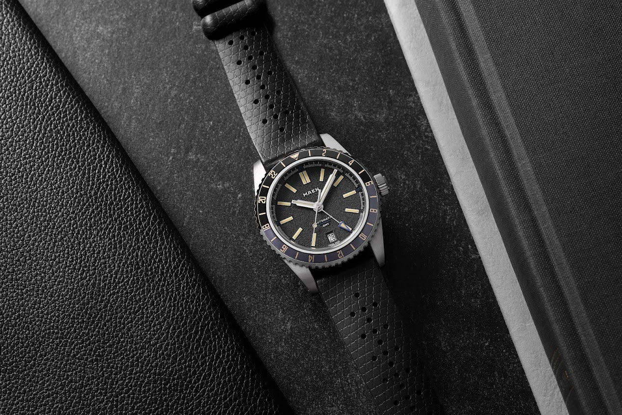 MAEN Hudson 38 GMT MKII Blue Dial Automatic Watch M1.3.5