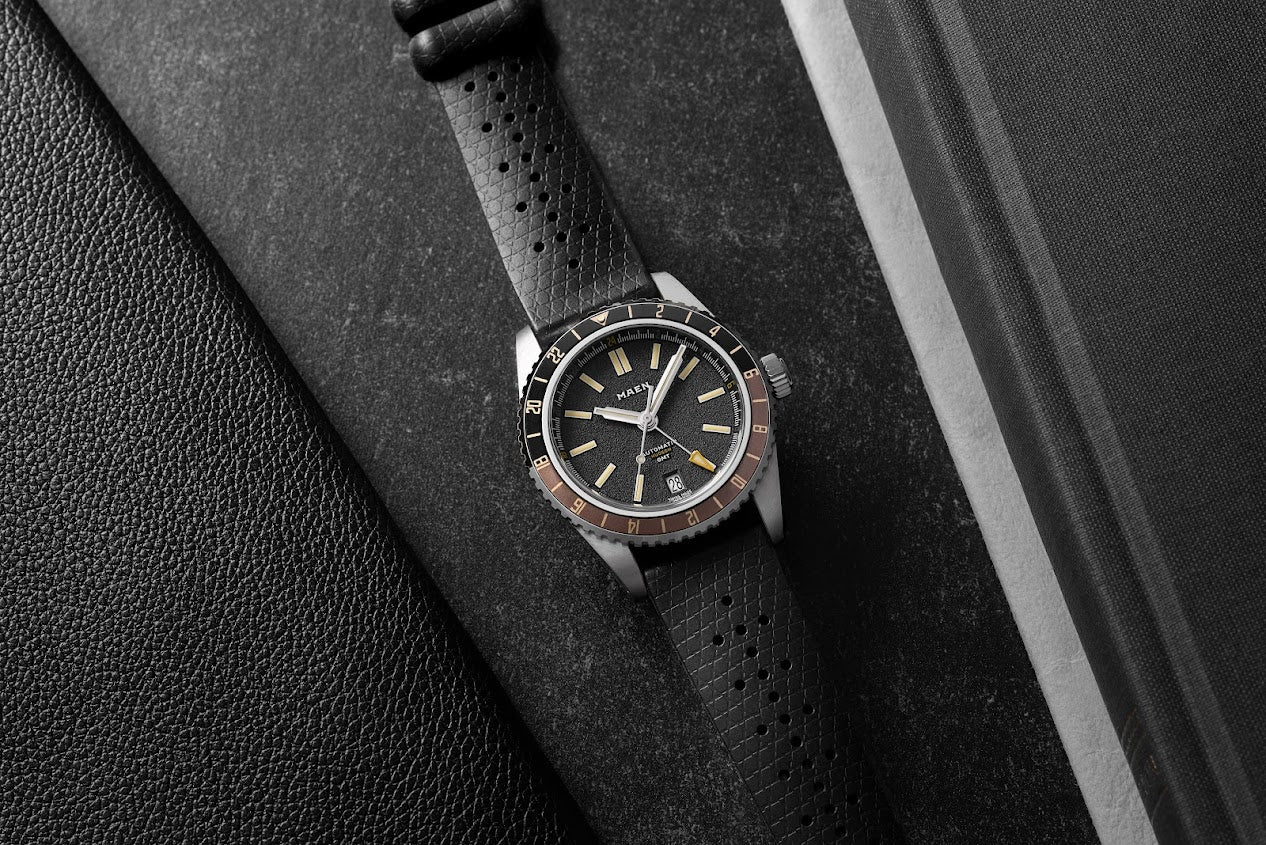 MAEN Hudson 38 GMT MKII Brown Dial Automatic Watch M1.3.3