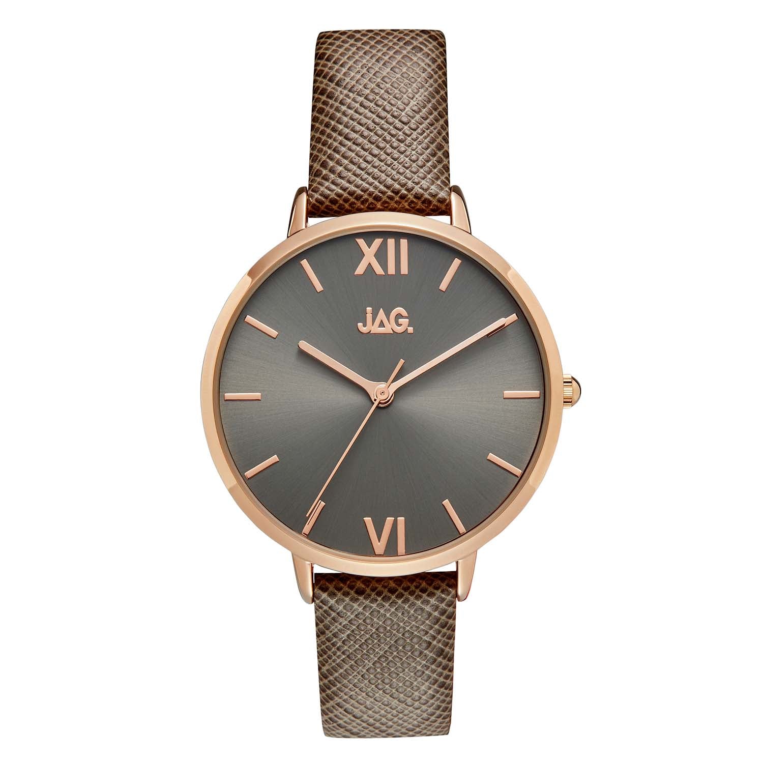 Jag Sophie 36mm Dark Grey Alloy Watch for Women Classic Style