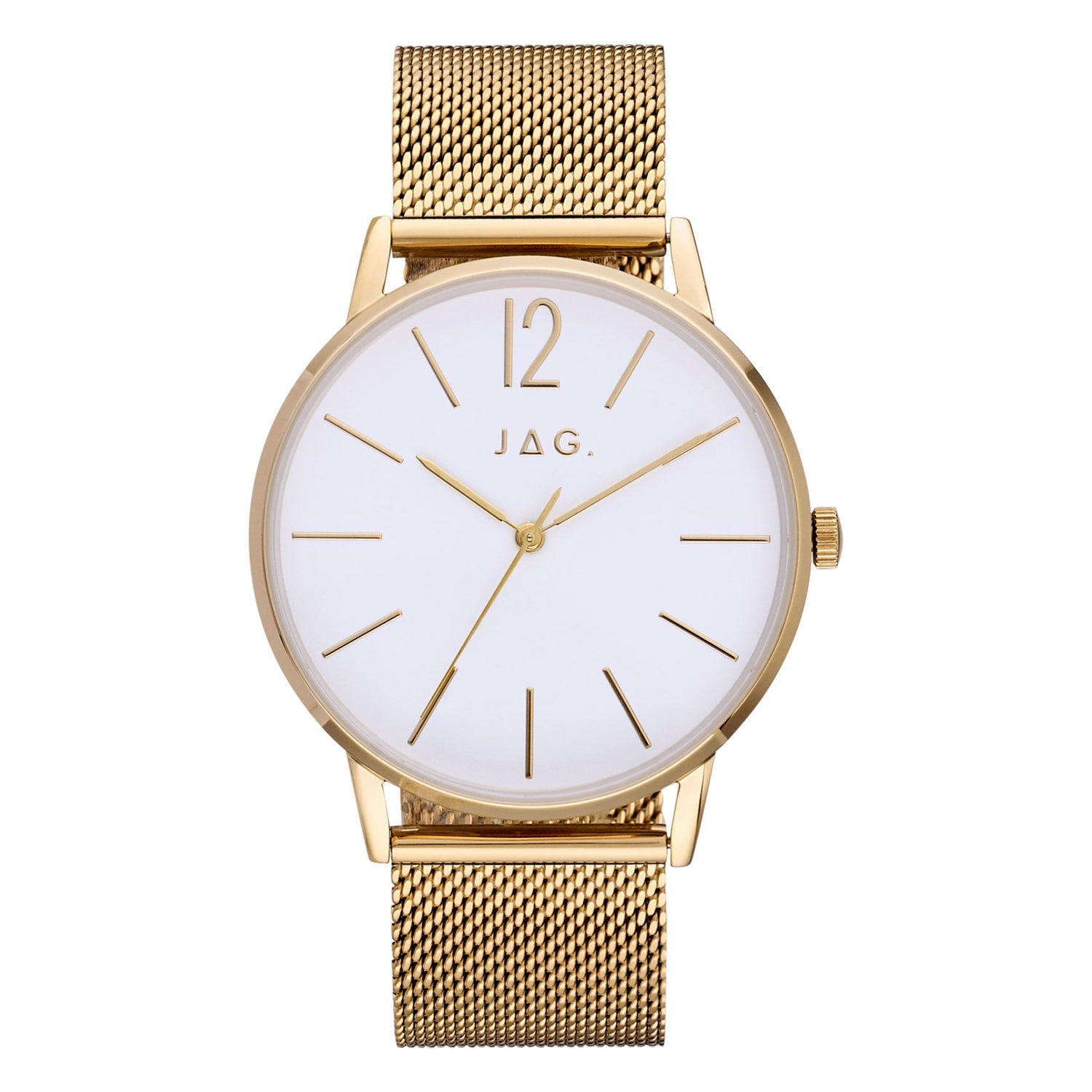 Jag Billy Gold Stainless Steel Watch 40mm Versatile Modern Style