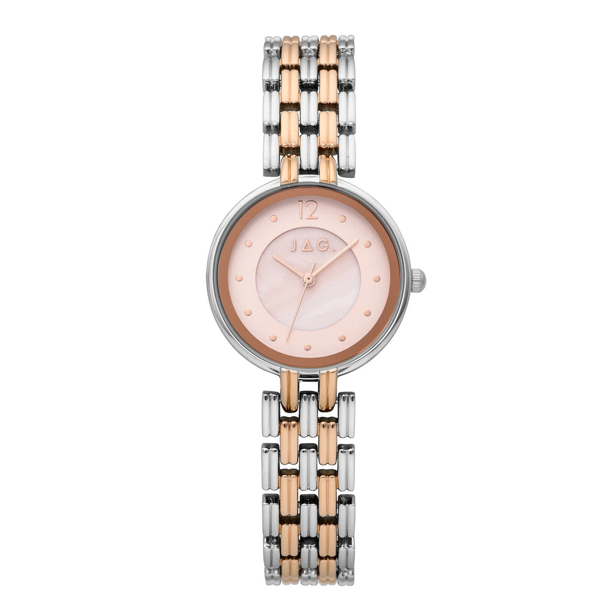 JAG Iluka Womens Pink MOP Dial 30mm Two-Tone Watch J3025A
