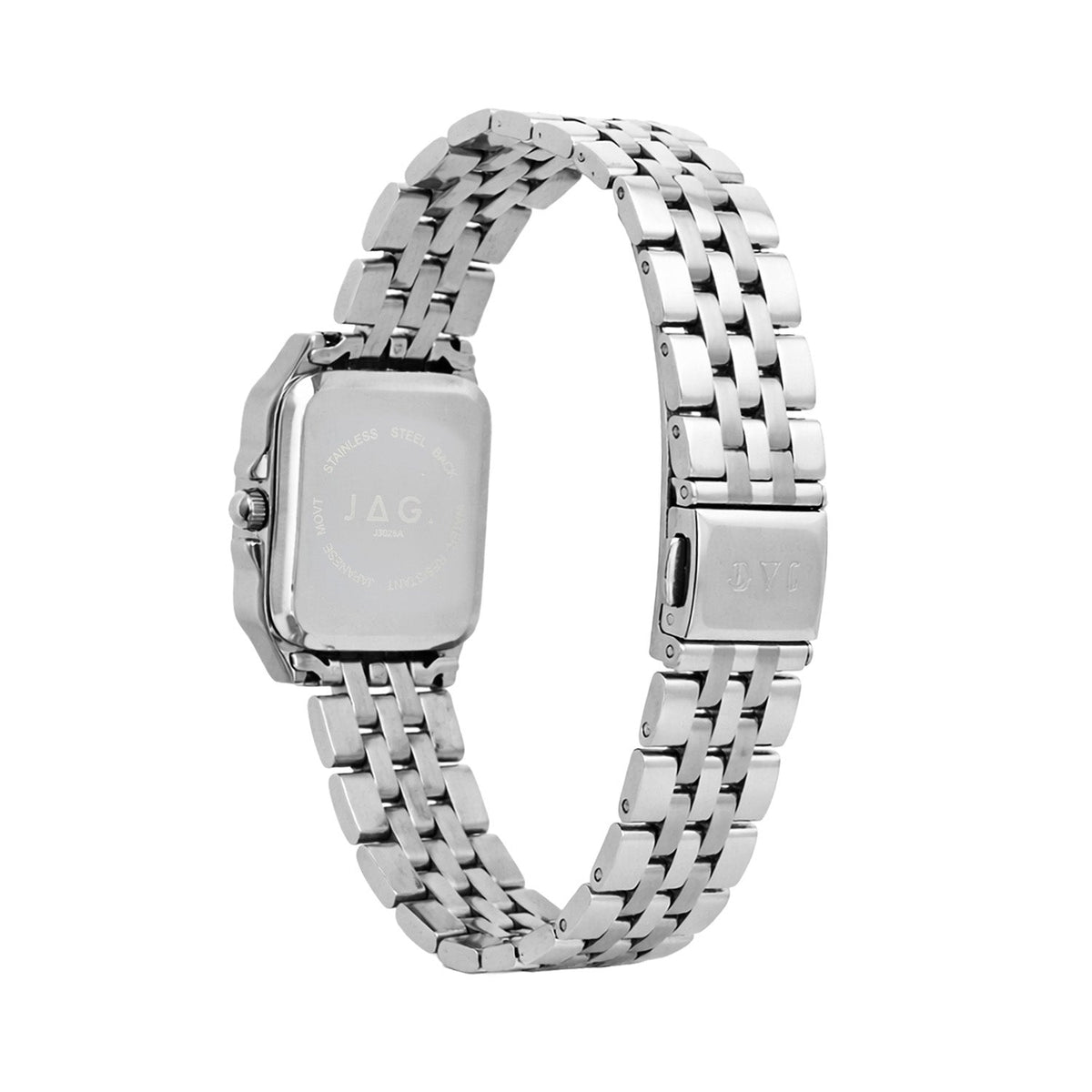 JAG Berrima Womens White MOP Dial 20.3mm Silver Watch J3026A