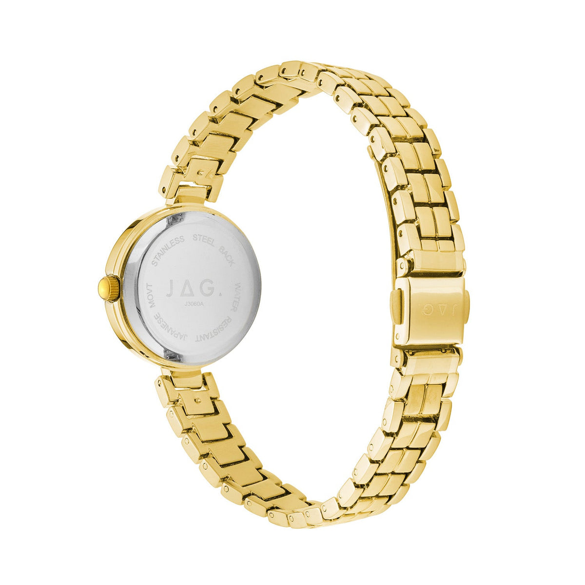 Jag Kelly White Dial Gold Steel Womens Watch J3060A view 2