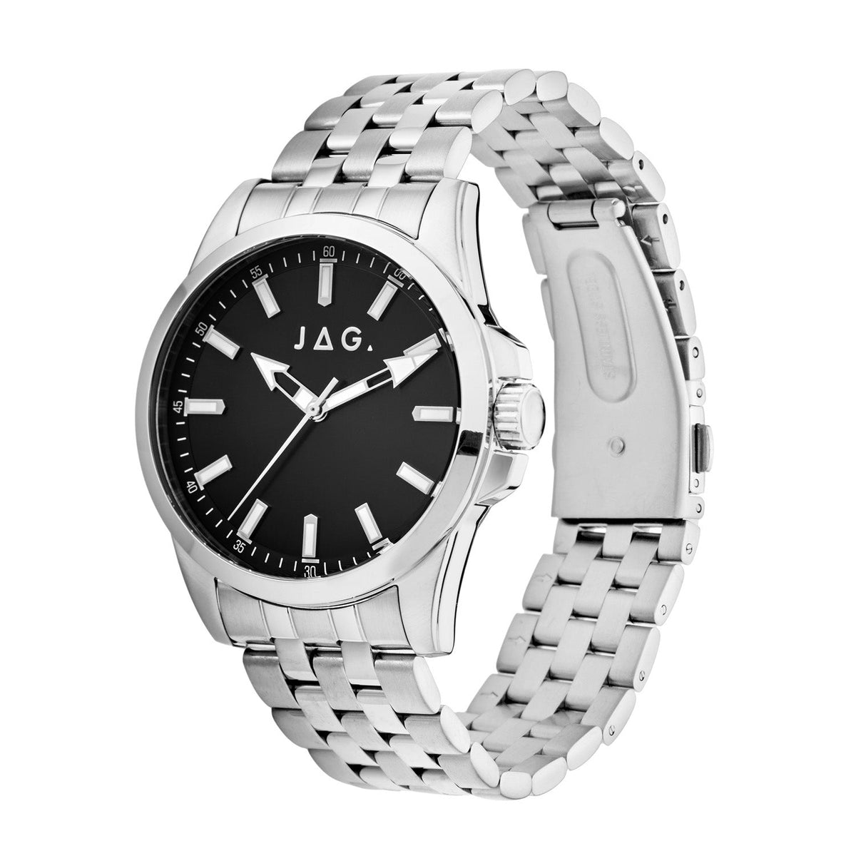 Jag Ethan Black Dial Silver Steel Mens Watch J3117A view 3