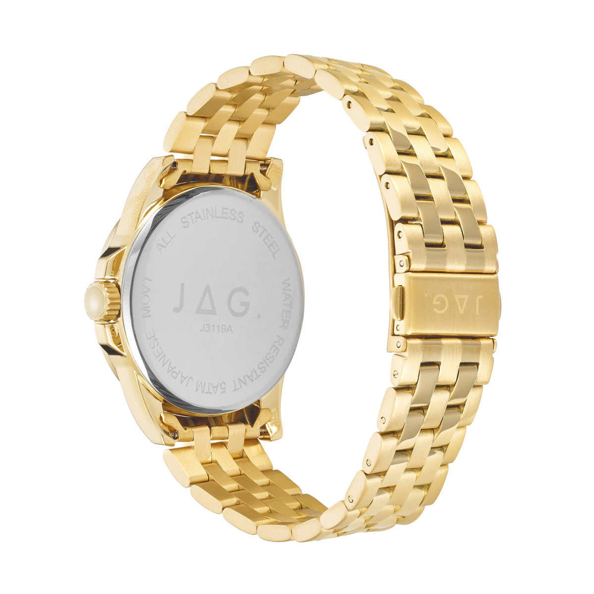 Jag Ethan Black Dial Gold Steel Mens Watch J3119A view 2