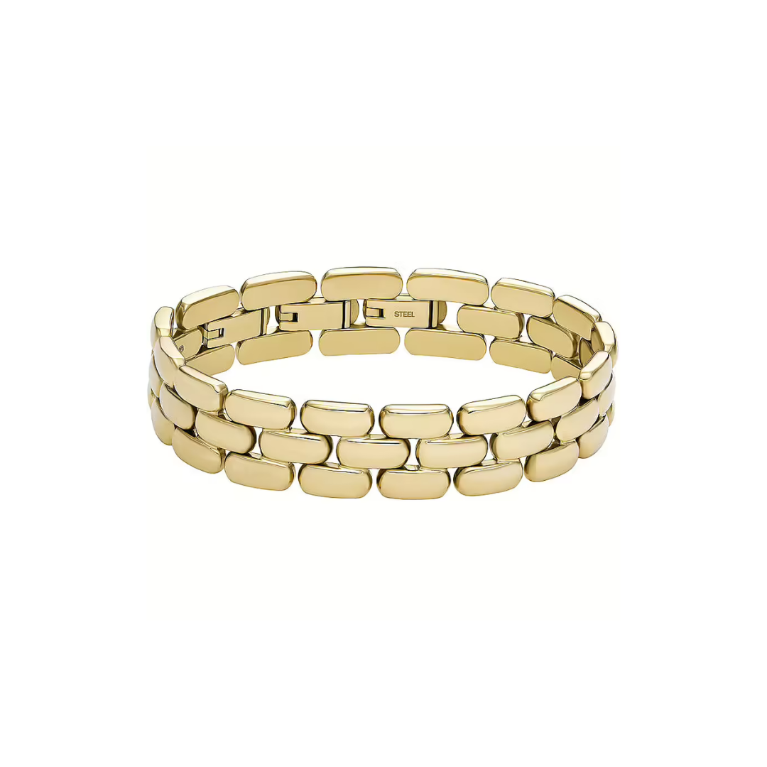 Fossil Arden Gold-Tone Stainless Steel Women's Bracelet JF04784710