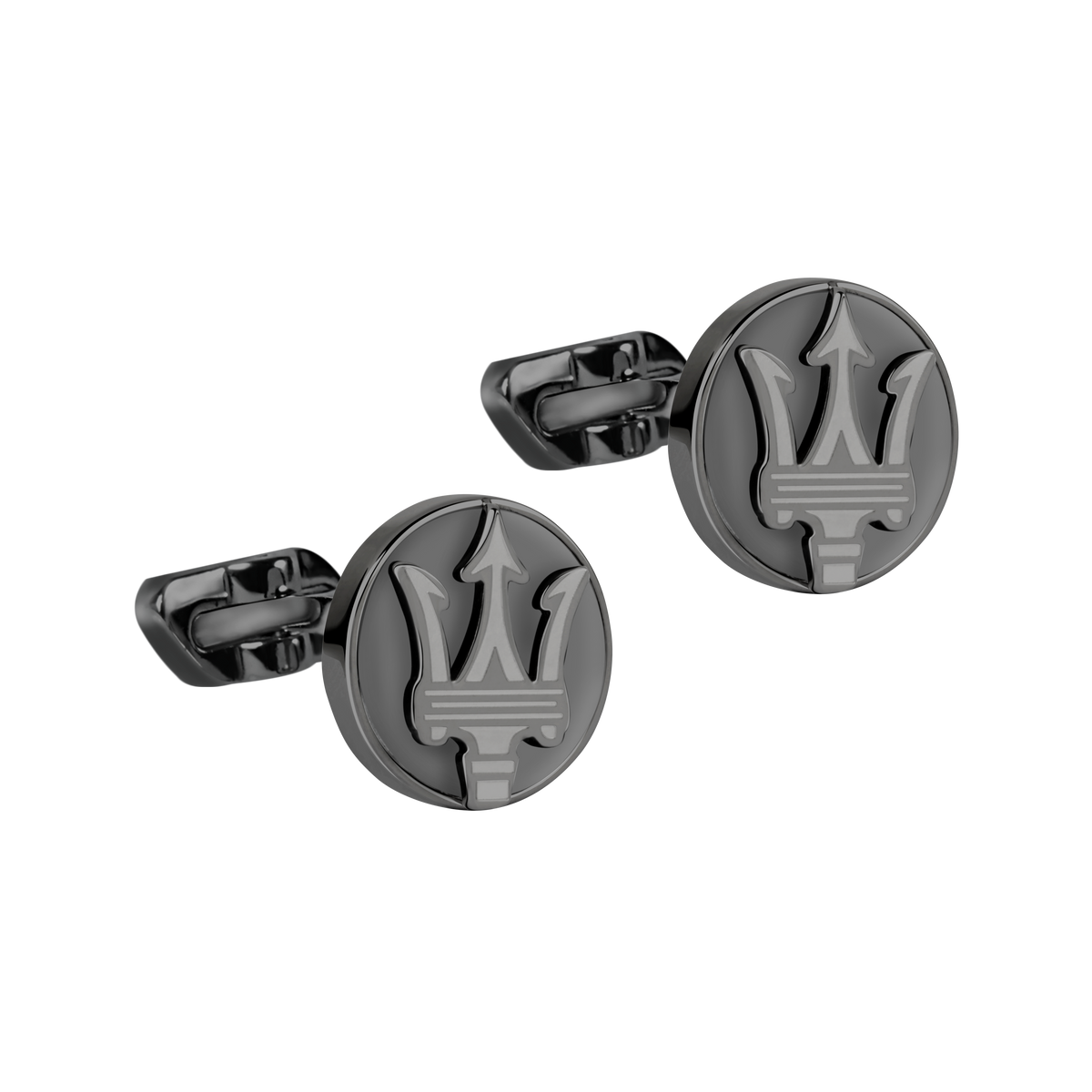Maserati Hematite Gunmetal Cufflinks