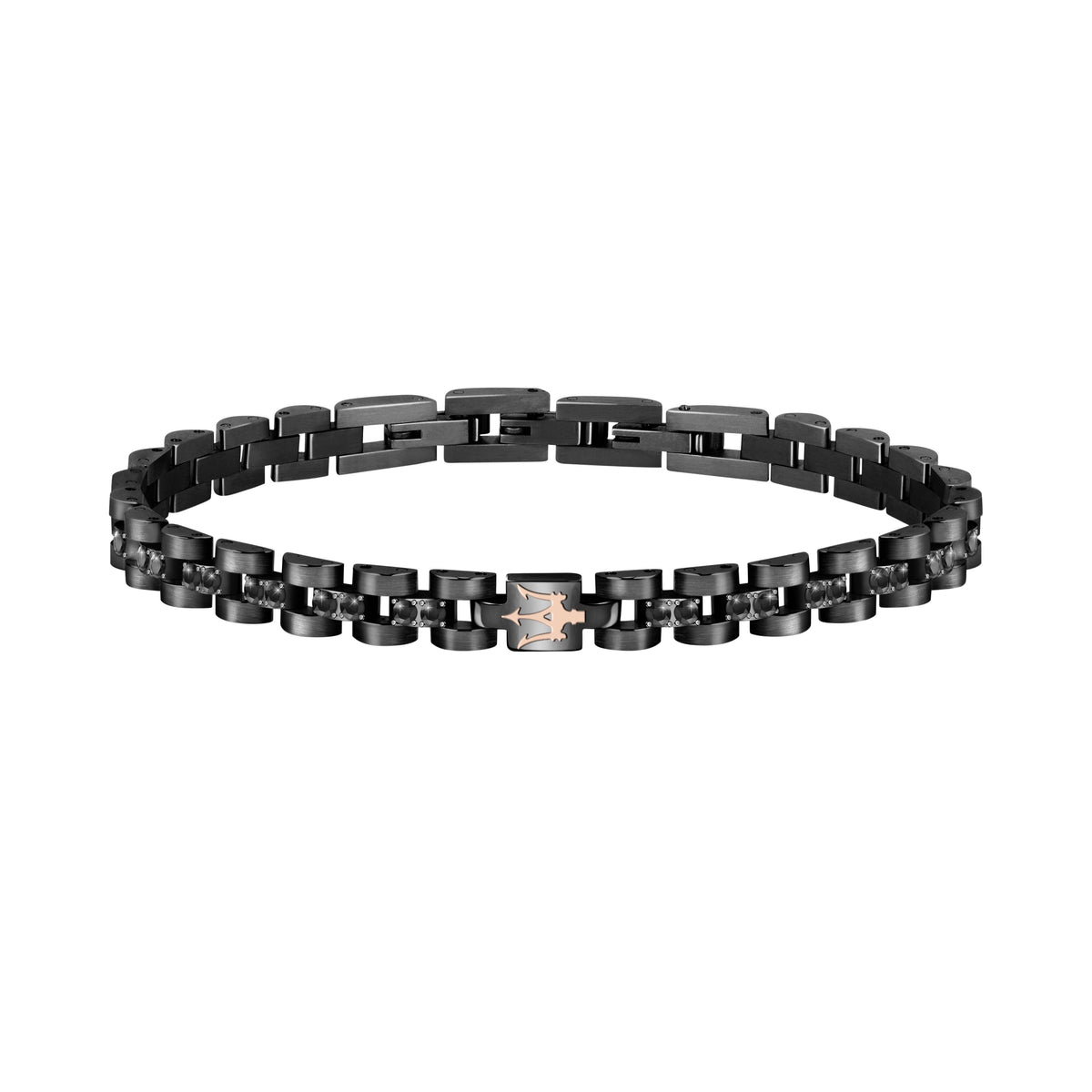 Maserati Crystals Black and Gold Bracelet