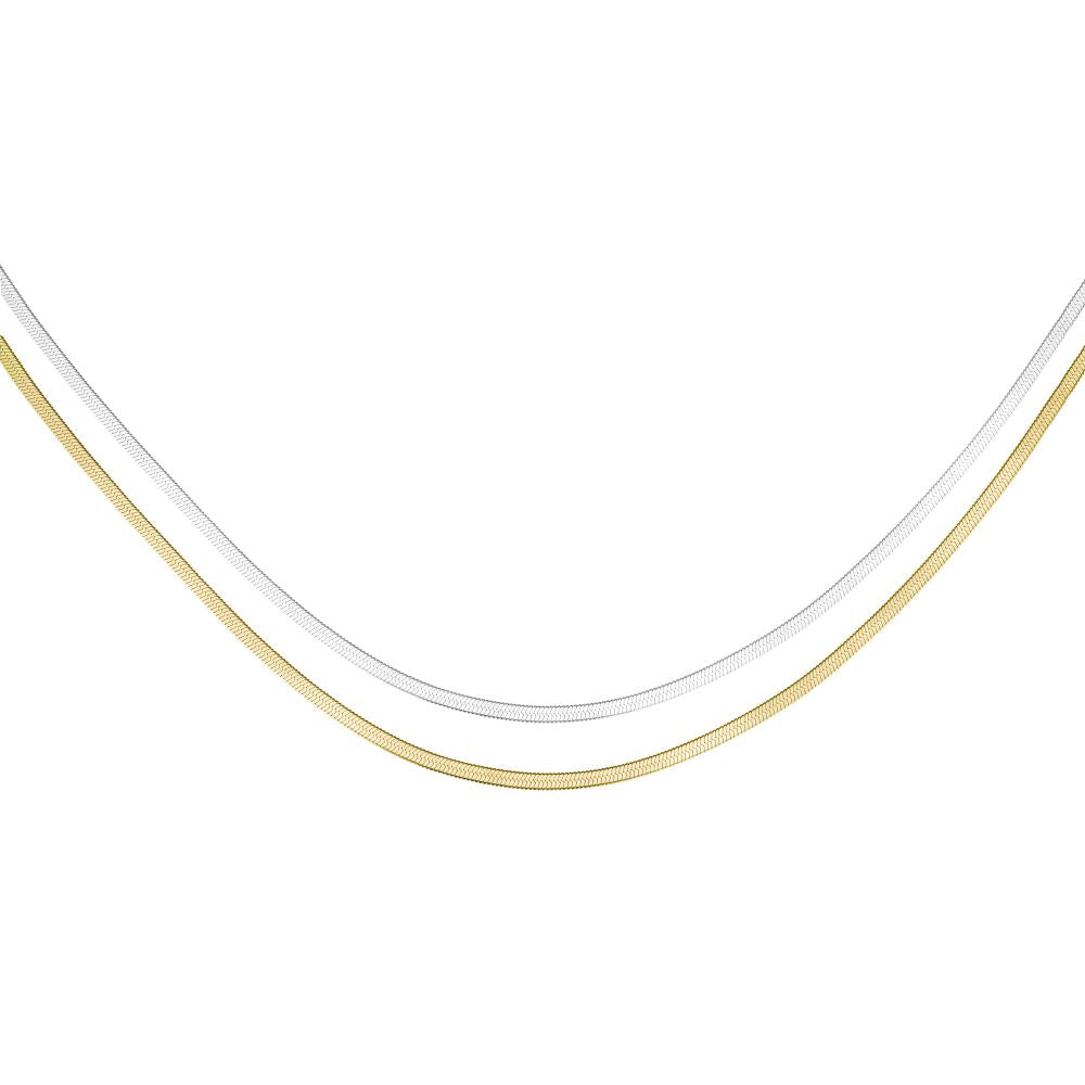 Rosefield Snake Duotone Necklace JNSCD-J676