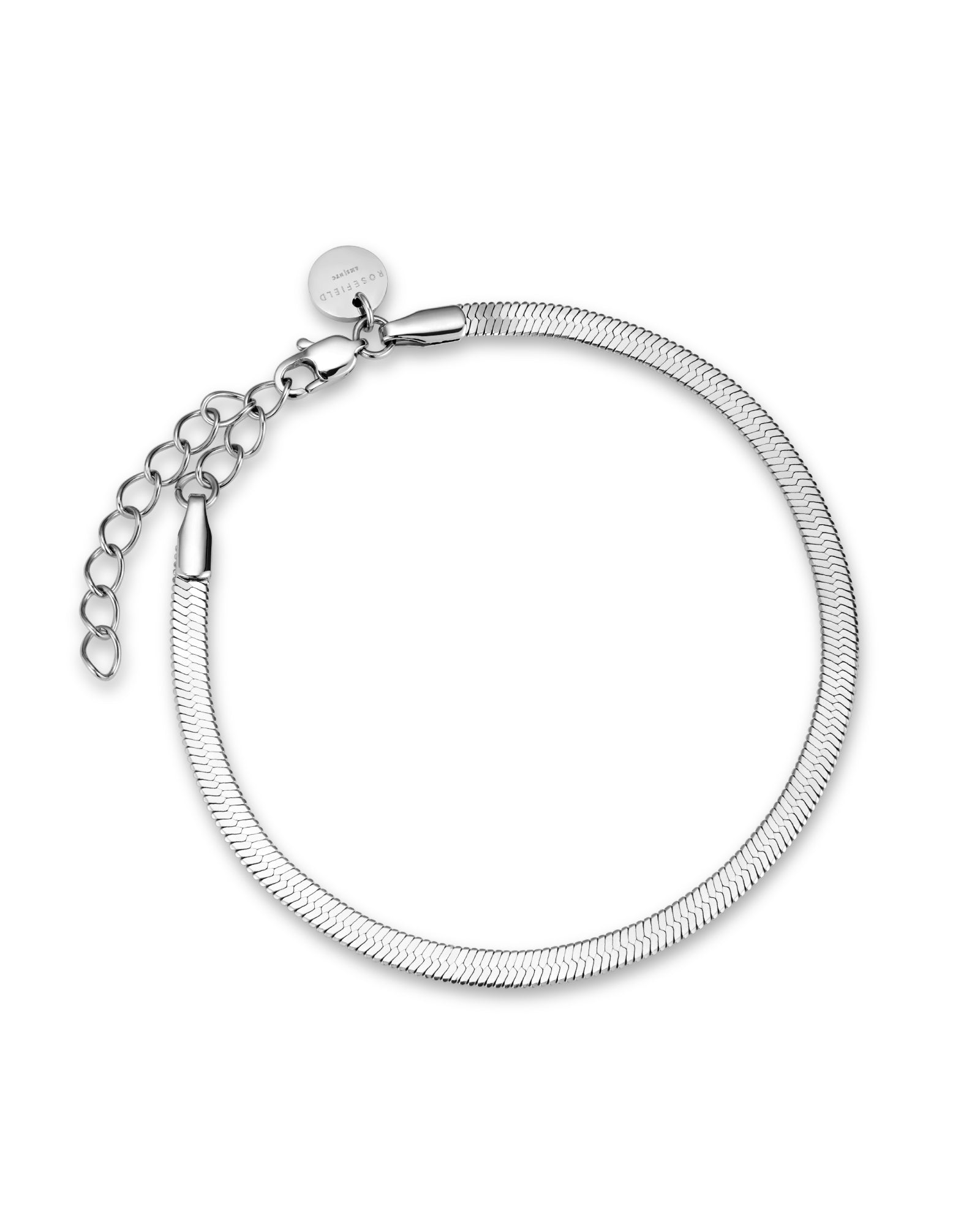 Rosefield Snake Silver Bracelet JTBFS3S-J390
