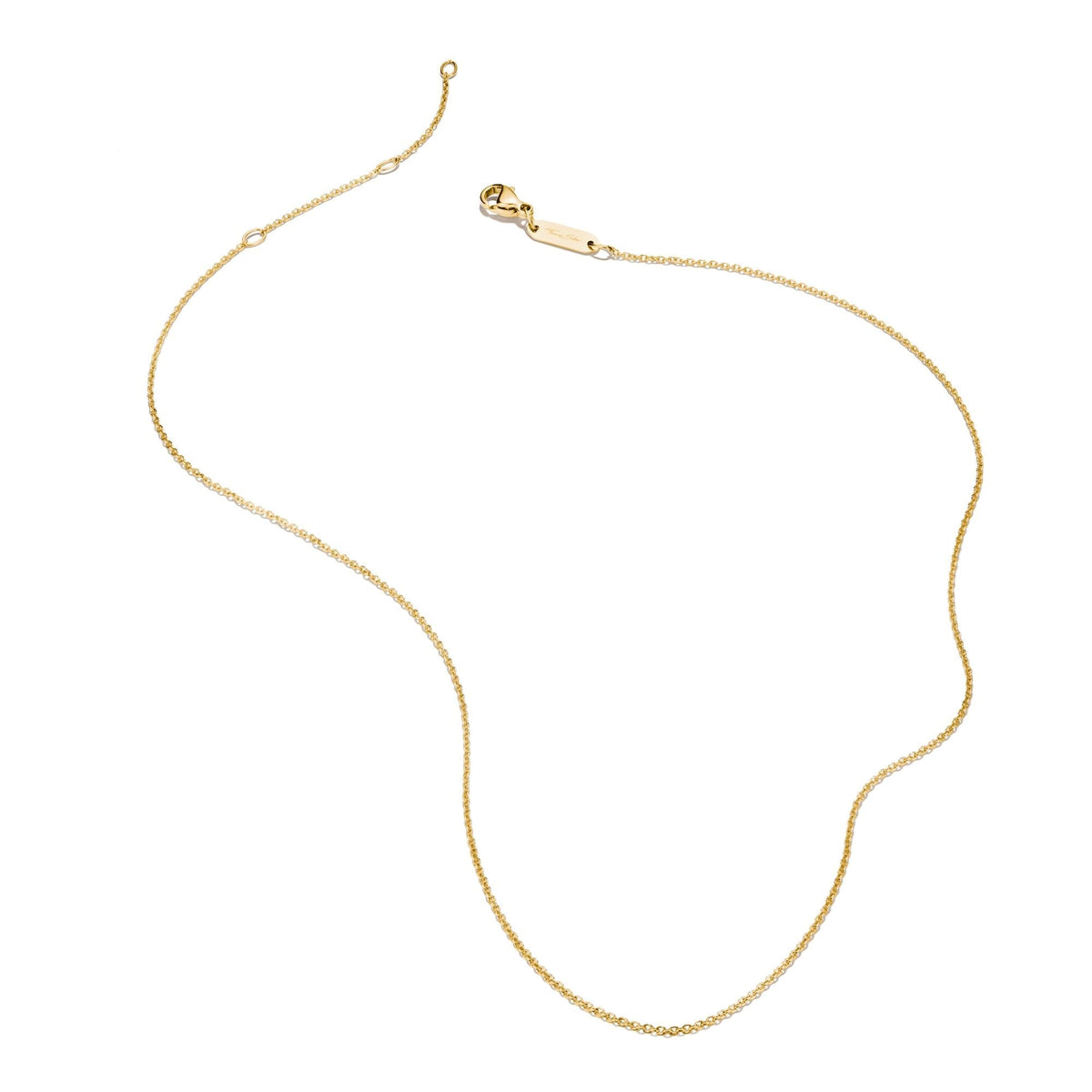 Thomas Sabo Gold-Tone Stainless Steel Anchor Chain Necklace 1mm TKE1105SY45 view 2