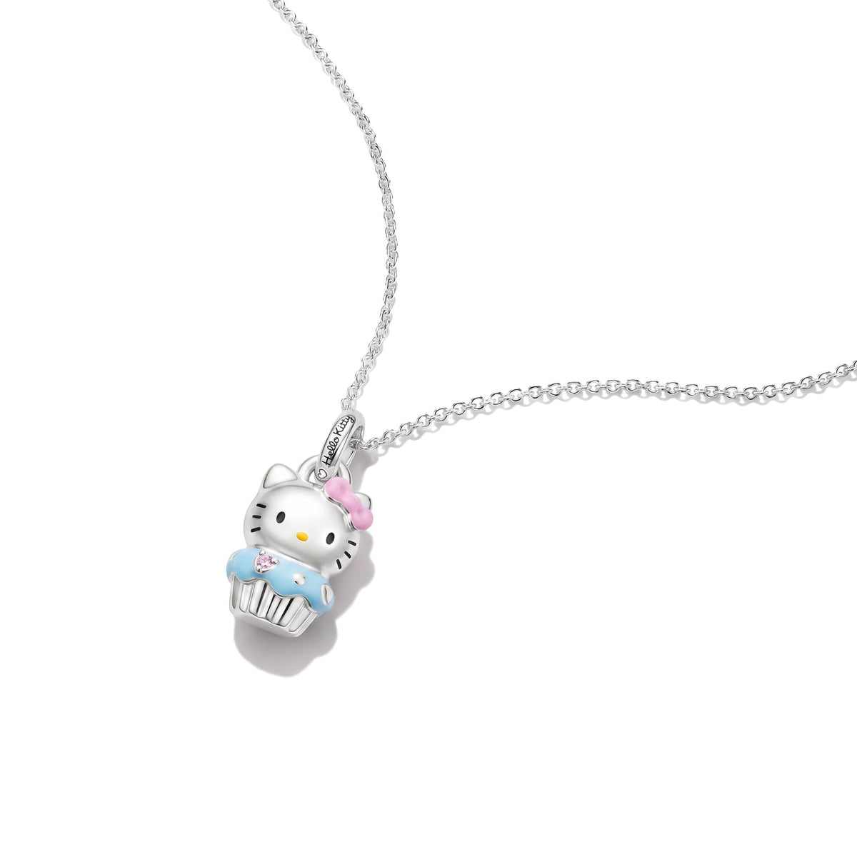 Thomas Sabo Hello Kitty Muffin Necklace, Silver-Plated TKE2416M TKE2416M view 3