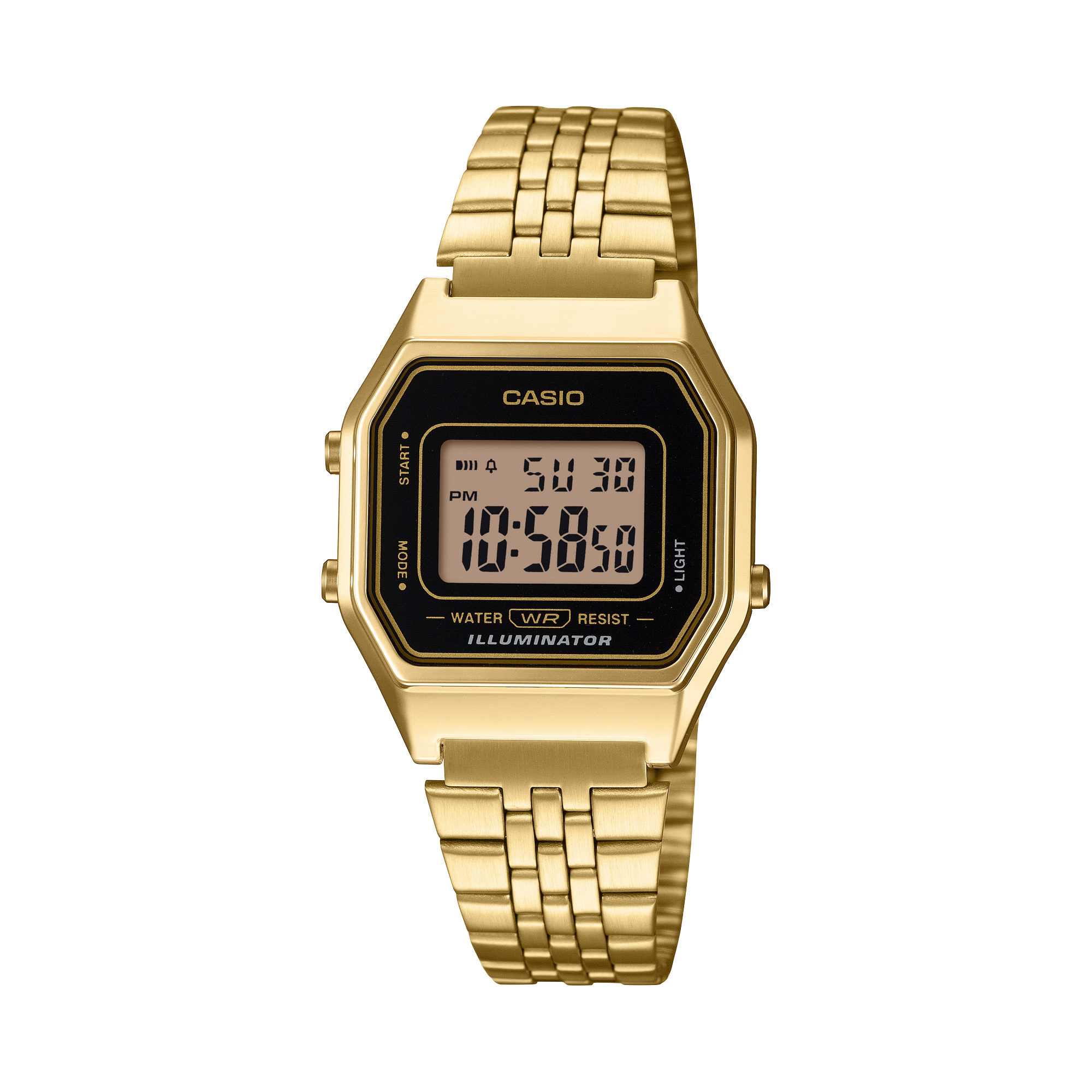 Casio Retro Gold Digital Watch LA680WGA-1D