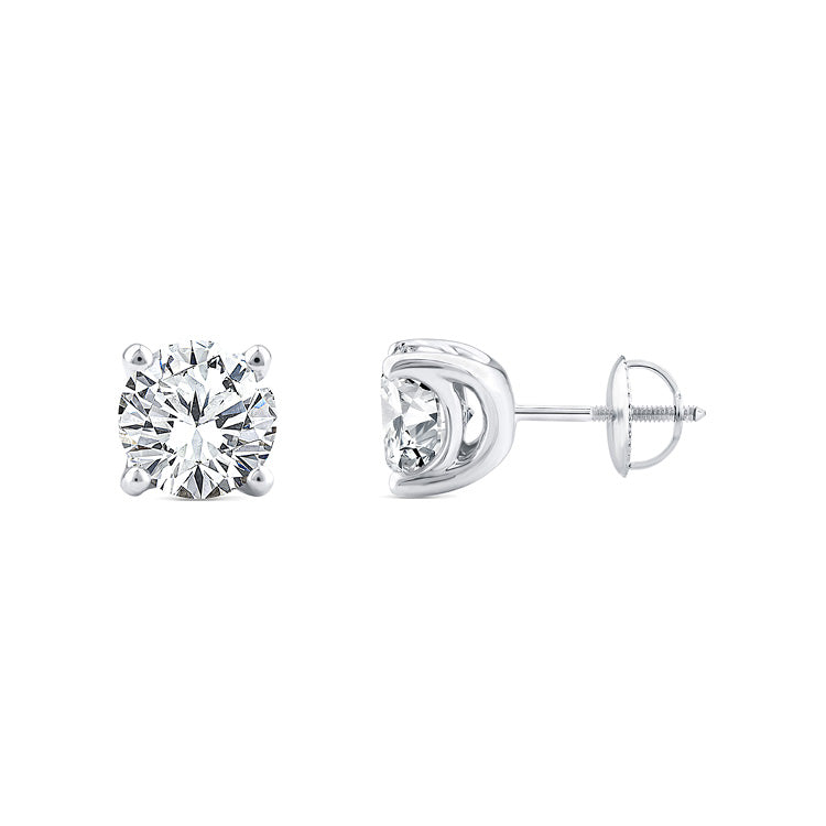 3.00ct Lab Grown Diamond Earrings in 9K White Gold