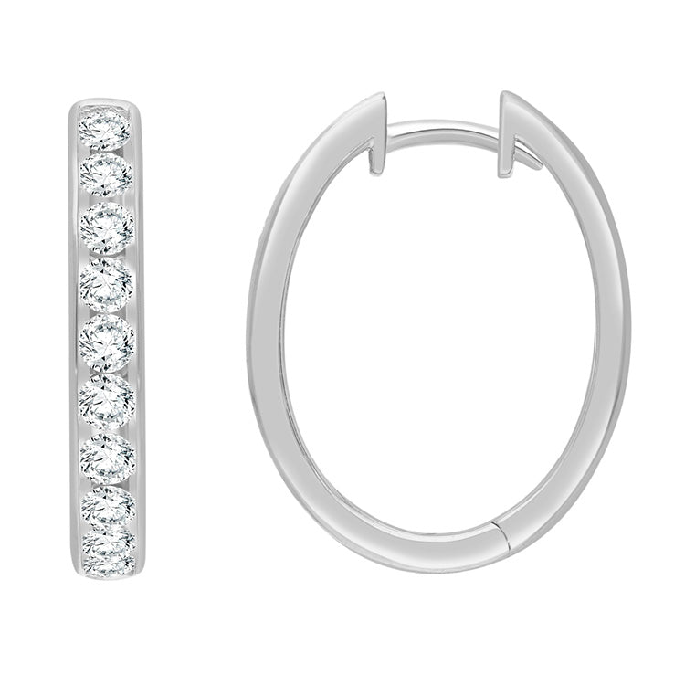 1.50ct Lab Grown Diamond Earrings in 9K White Gold