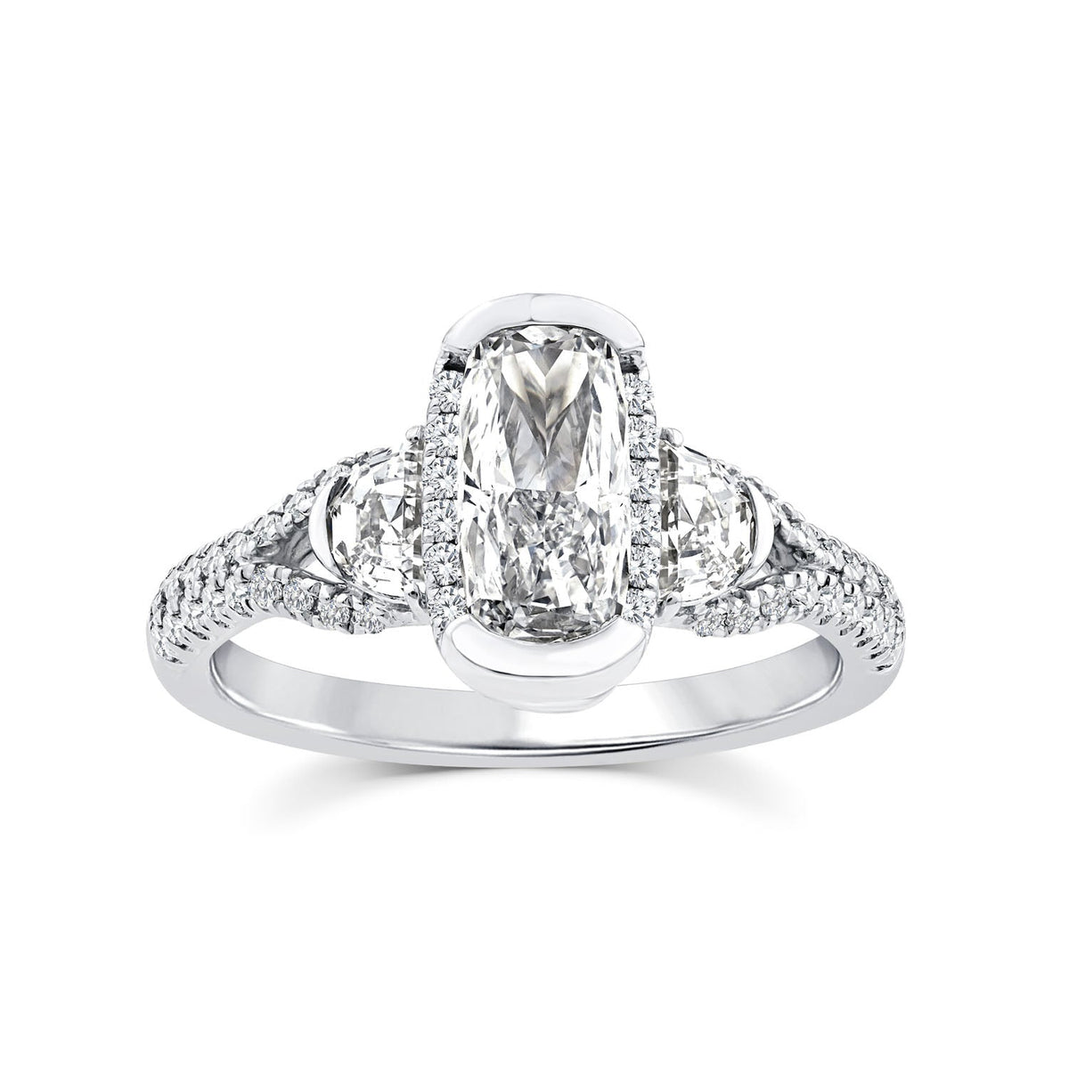 1.50ct Lab Grown Diamond Northern Ray Ring in Platinum