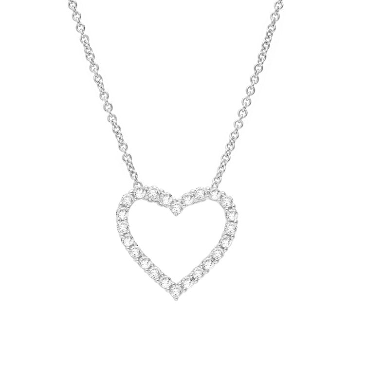 0.25ct Lab Grown Diamond Necklace in 9K White Gold