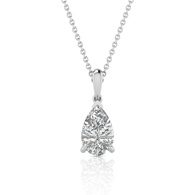 2.00ct Lab Grown Diamond Necklace in 9K White Gold