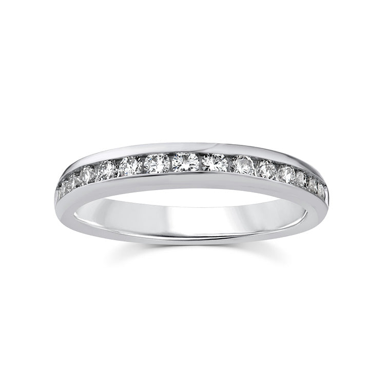 0.50ct Lab Grown Diamond Ring in 9K White Gold