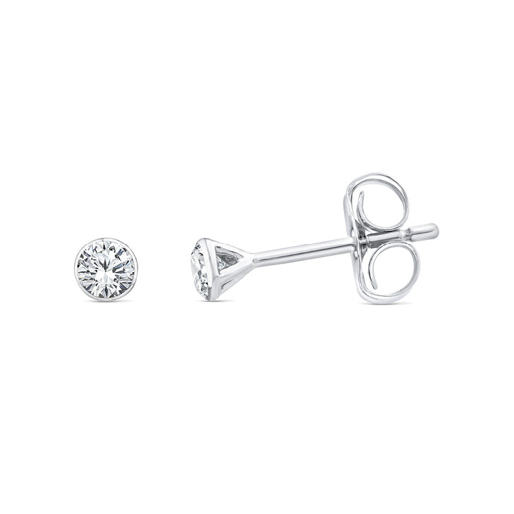 0.25ct Lab Grown Diamond Earrings in 9K White Gold