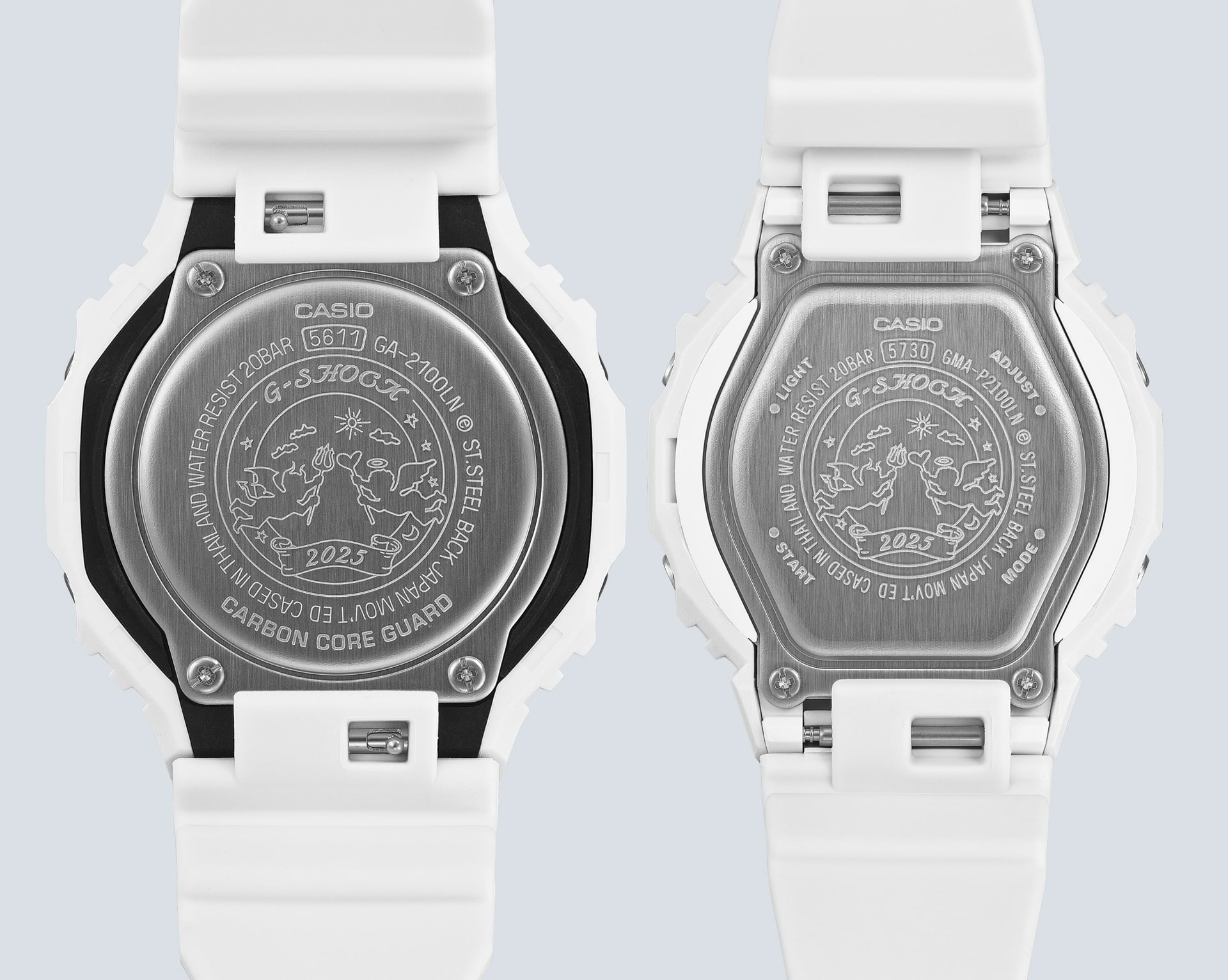 G-Shock Seasonal Pair Collection White Resin Band Watch LOV25A-7A