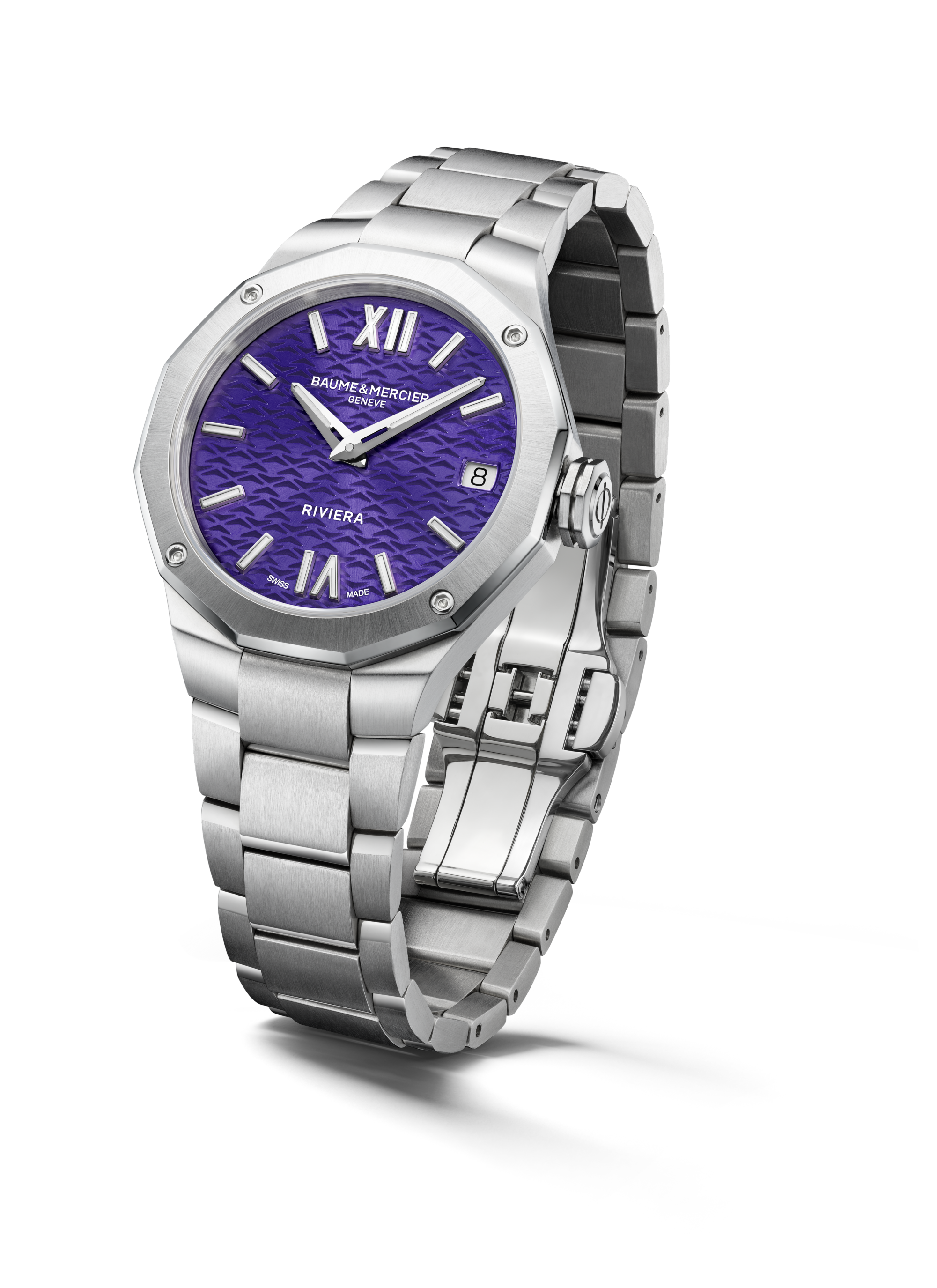 Baume & Mercier Riviera Quartz Watch Date Display - 33mm