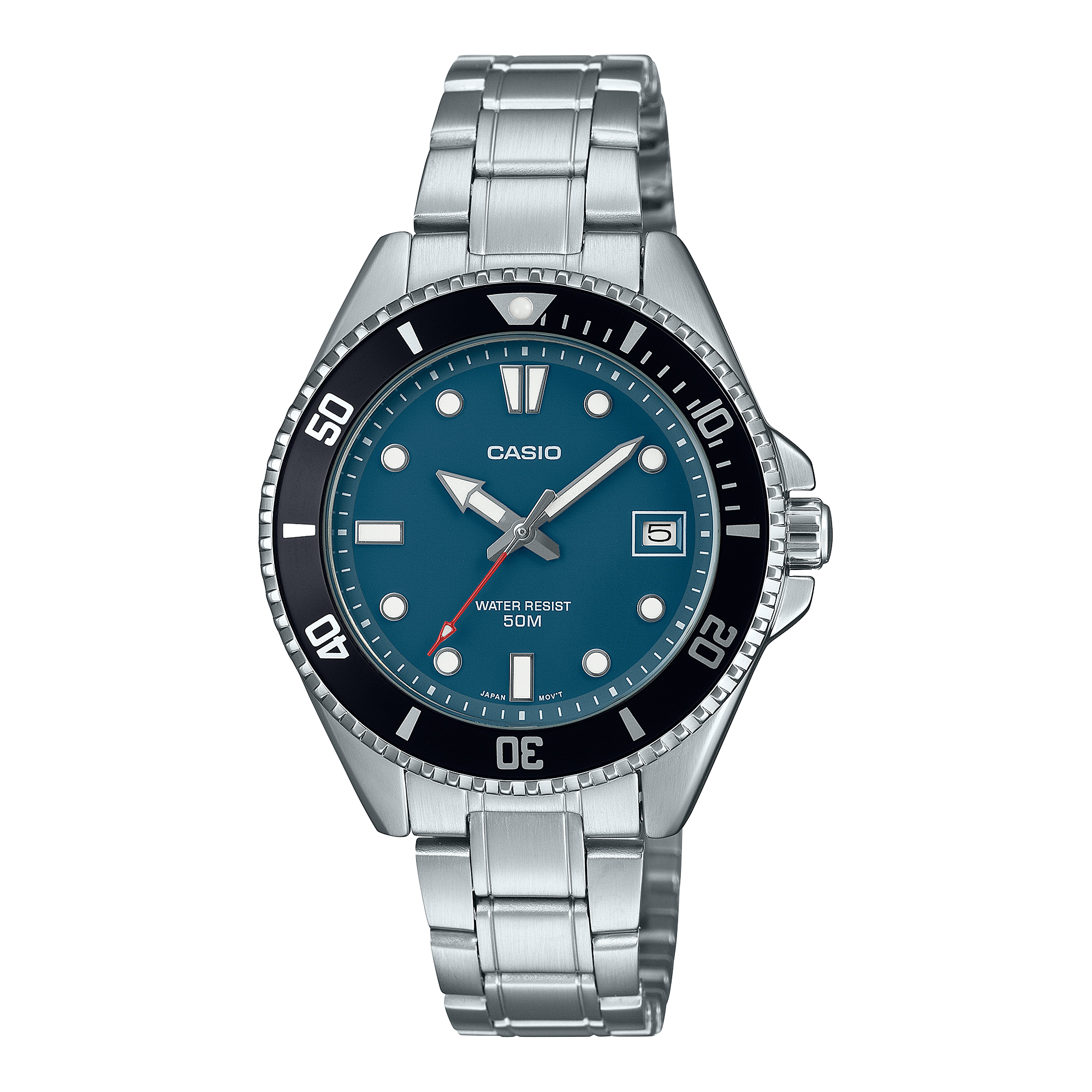 Casio Standard Analogue Diver Stainless Steel Watch MDV10D-2A1