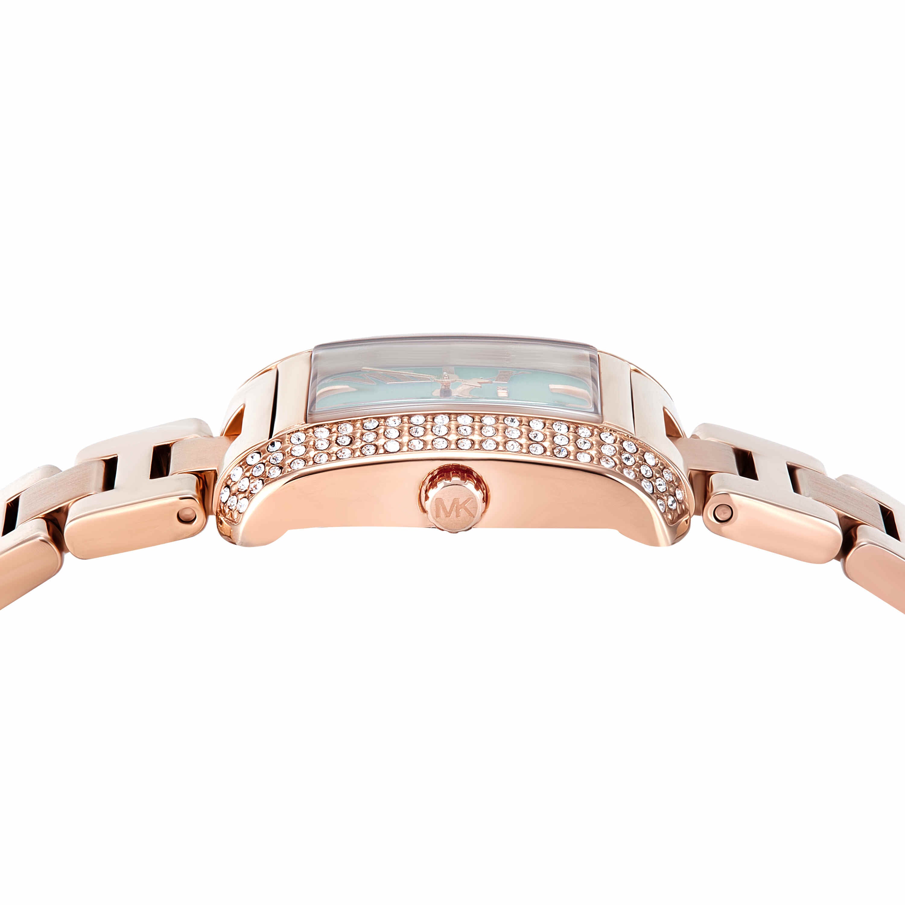 Michael Kors Emery Mother of Pearl Dial Rose Gold Stainless Steel Watch MK4868