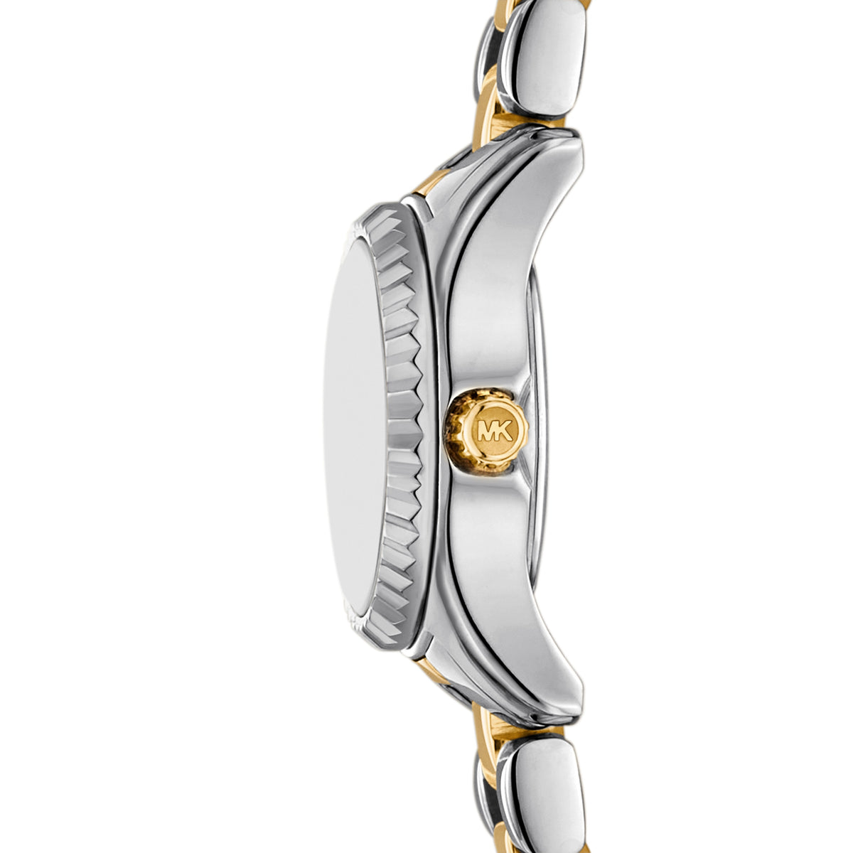 Michael Kors Micro Lexington Pave Two Tone Stainless Steel Watch MK4903