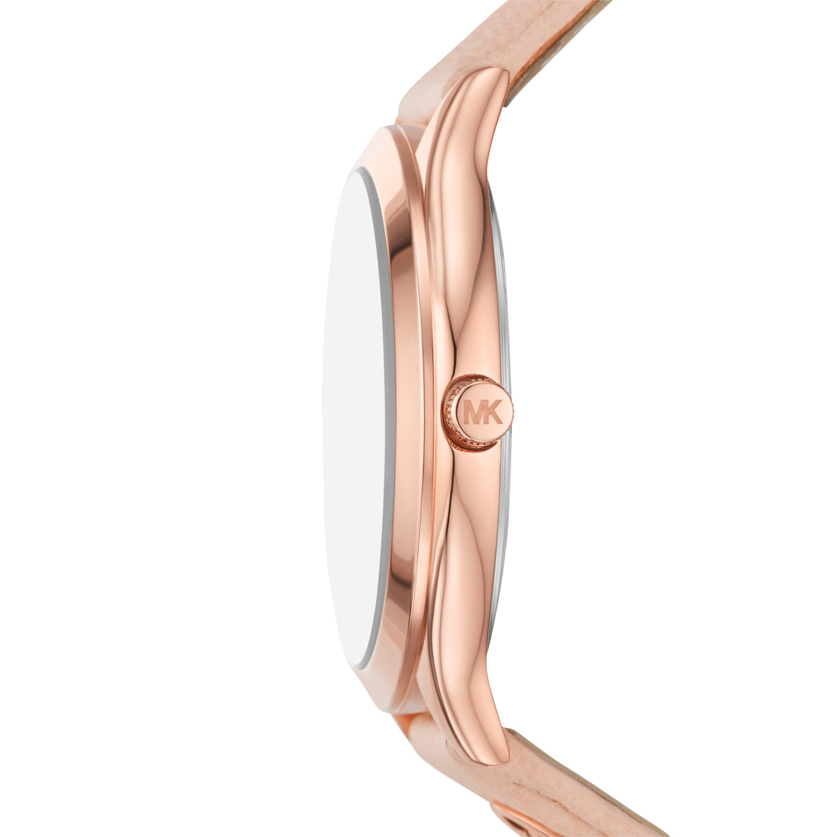 Michael Kors Slim Runway Pink Leather Watch MK7545