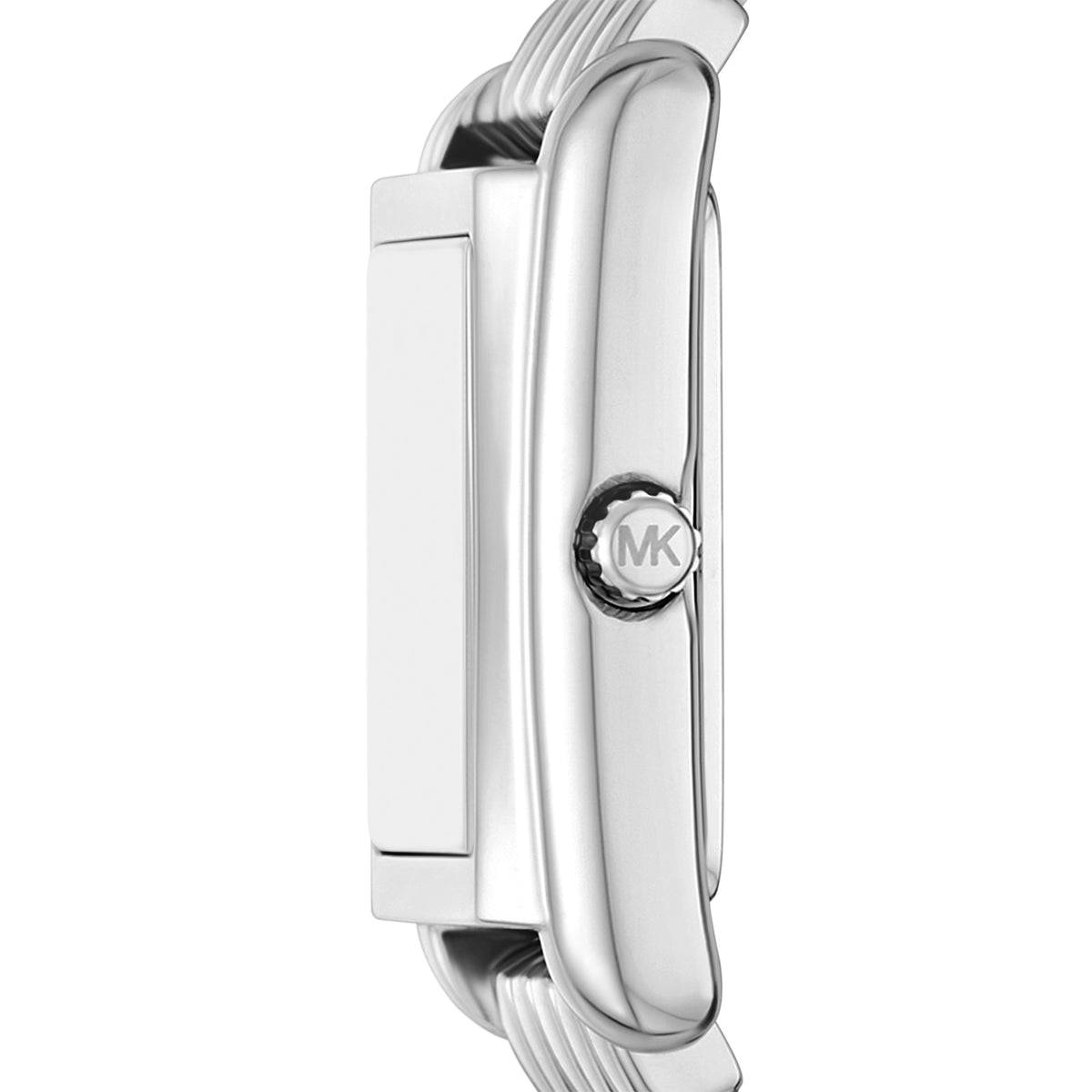 Michael Kors Petite Essex Green Dial Silver Stainless Steel Watch MK7611