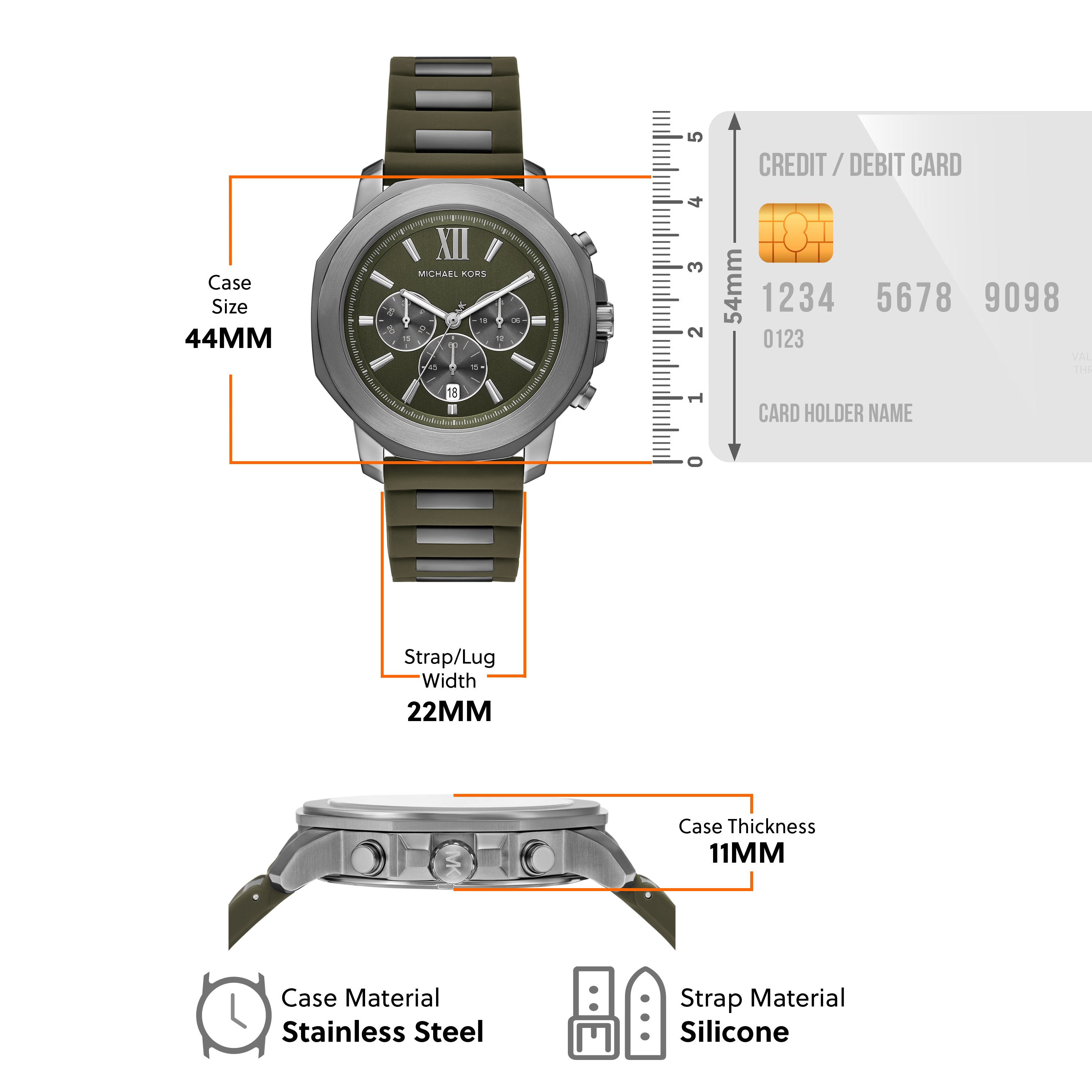 Michael Kors Prescott Green Men's Watch MK9263