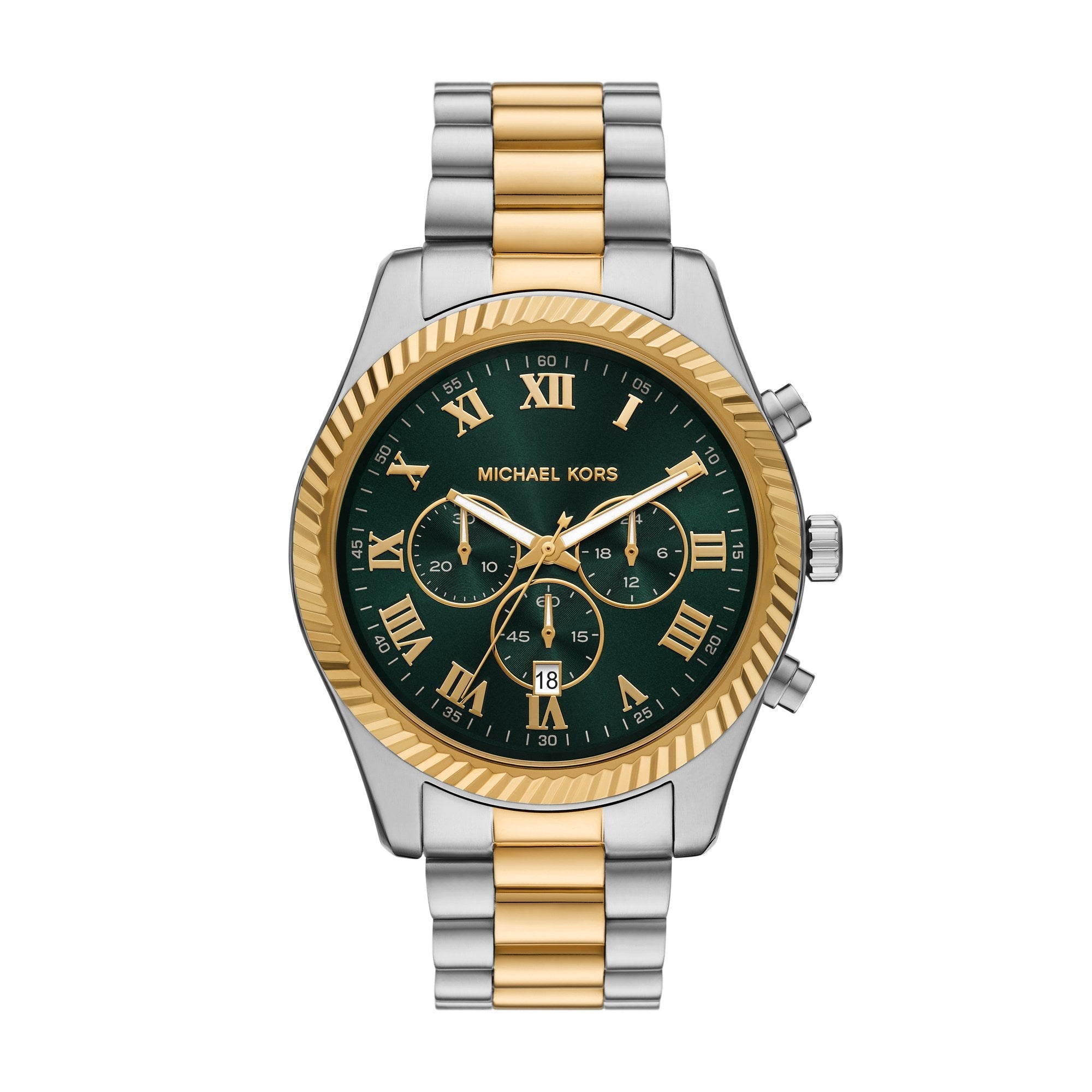Michael Kors men's watch, green dial