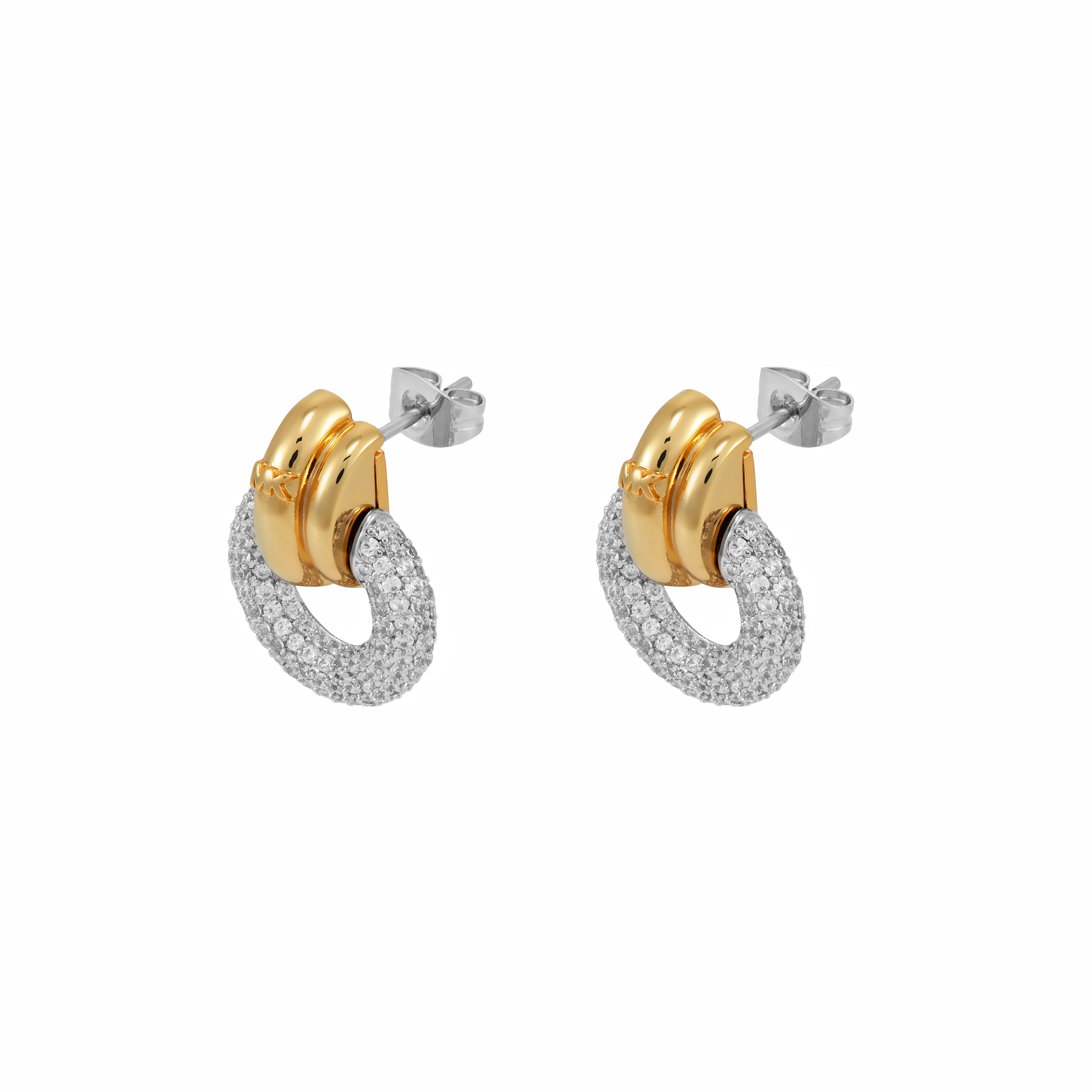 Michael Kors Premium Silver and Gold Earring MKJ8533931