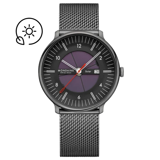 Mondaine Doppio Solar Skeleton Stainless Steel 41mm Watch MLE.41921.SM