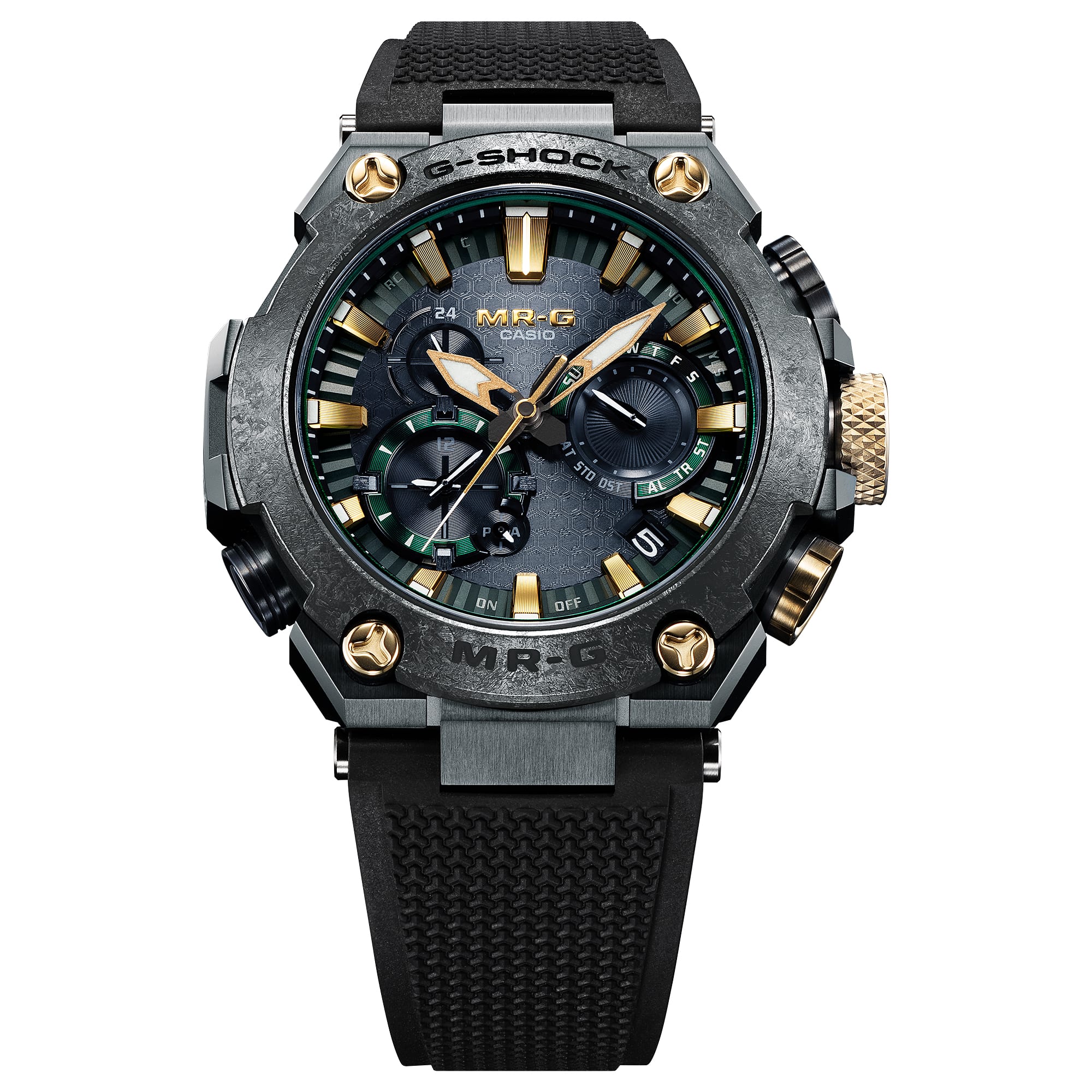 G-Shock MR-G Black Rubber Band Watch MRGB2000RG-3A