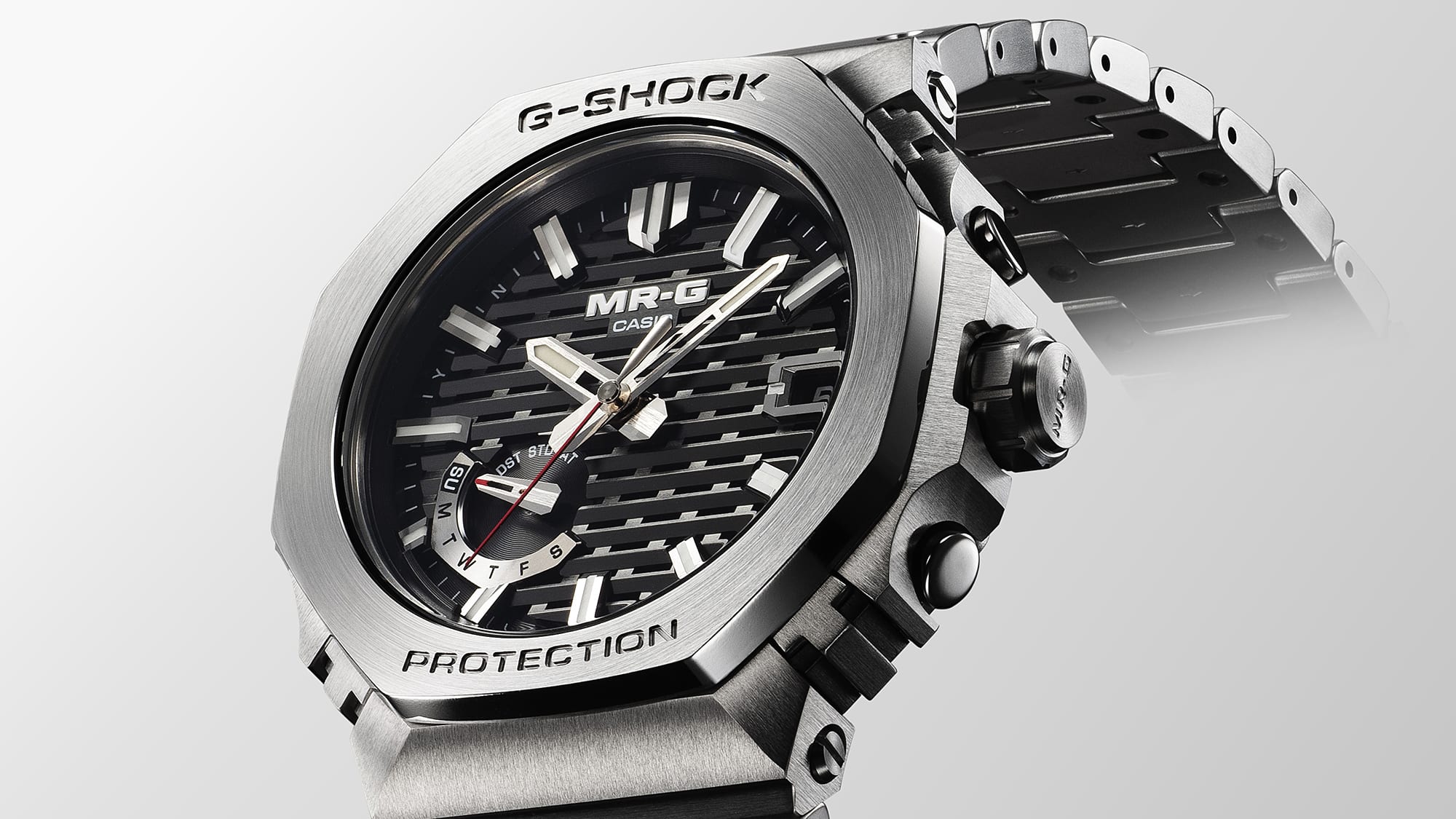 G-Shock MR-G Black Dial Stainless Steel Watch MRGB2100R-2A