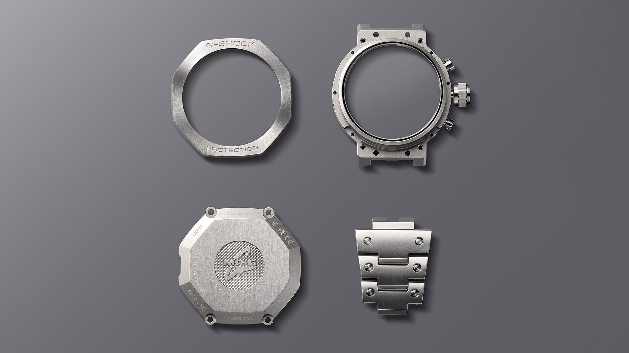 G-Shock MR-G Black Dial Stainless Steel Watch MRGB2100R-2A