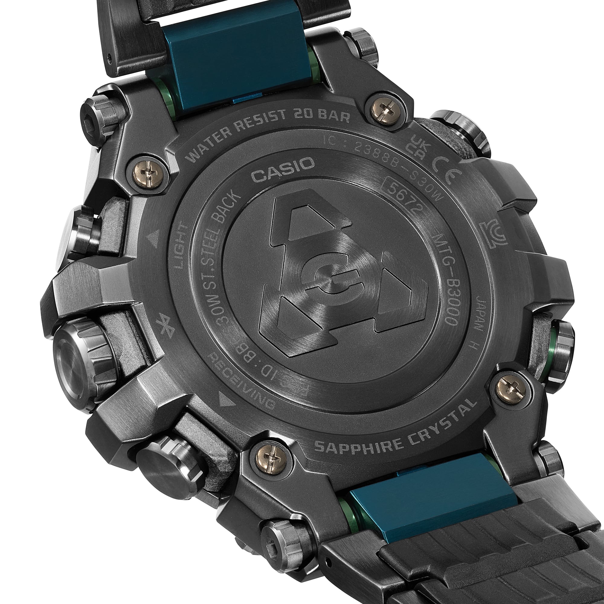 G-Shock MTG-B3000 Black Dial Black Stainless Steel Watch MTGB3000BD-1A2