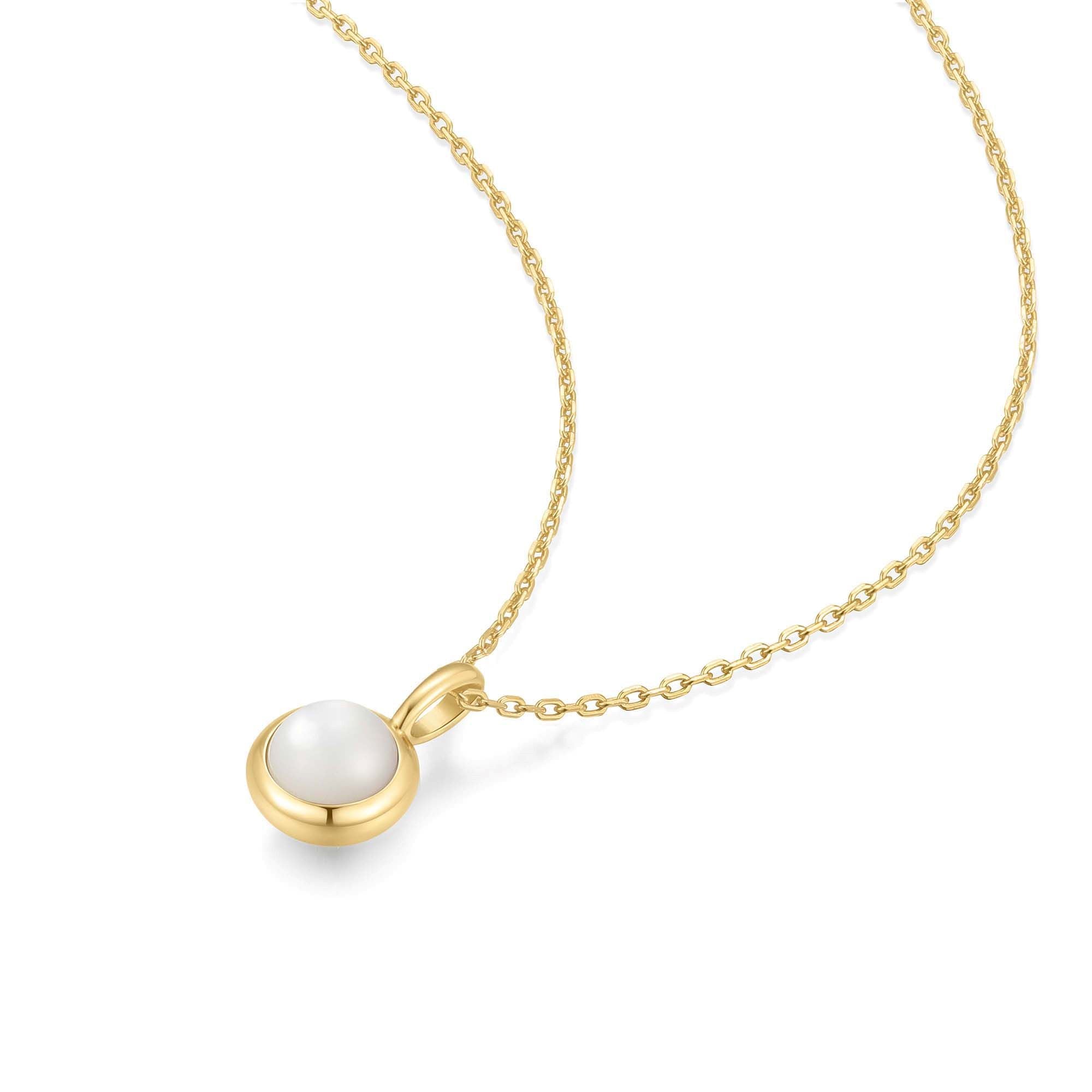 Ania Haie Gold Mother of Pearl Necklace Elegant Affordable Luxury